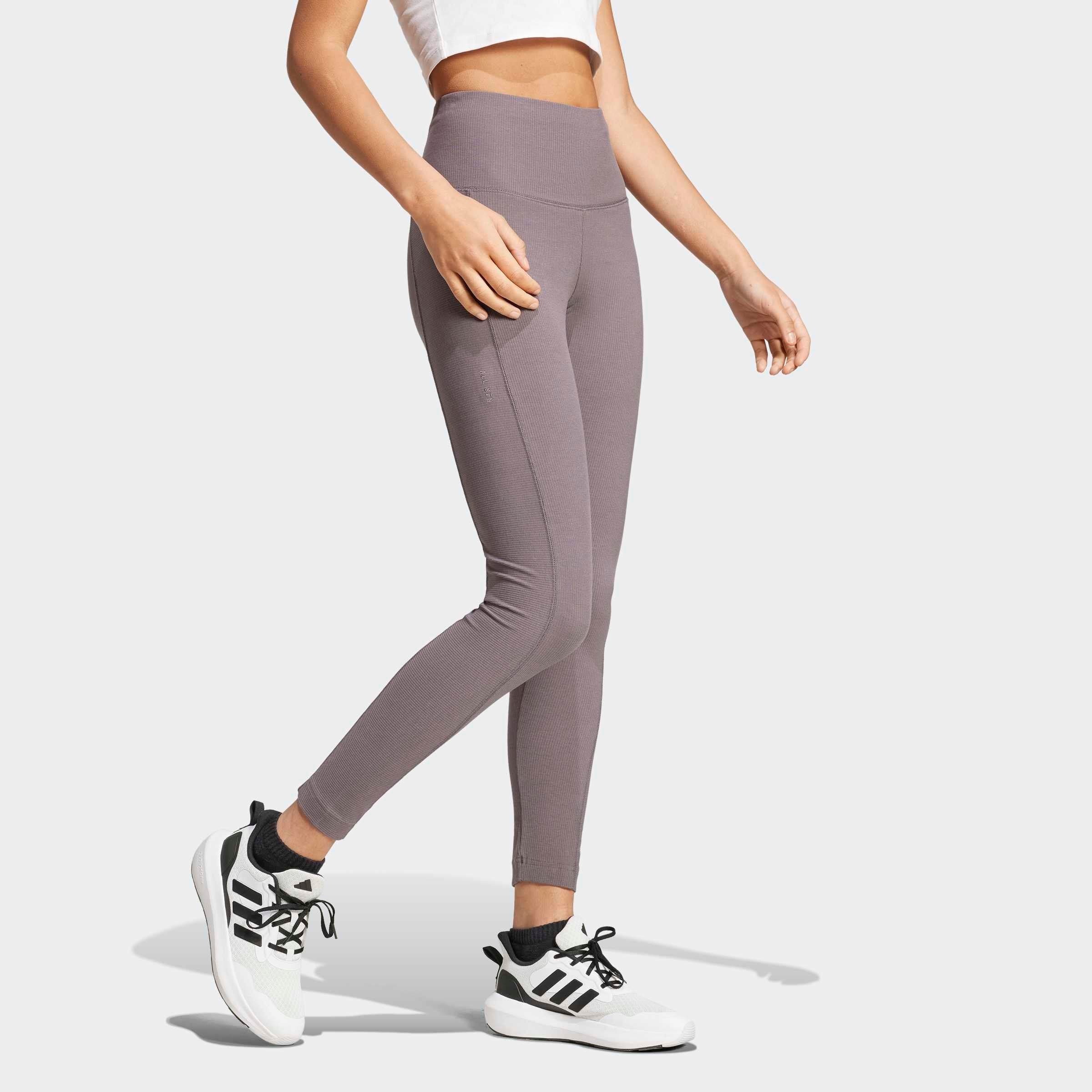 adidas Sportswear Trainingstights "ALL SZN RIB HIGH-WAIST 7/8-LEGGINGS" günstig online kaufen