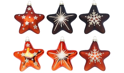 Christbaumschmuck »Shiny Chestnut, Weihnachtsdeko, Christbaumschmuck«, (Set, 6 tlg.)