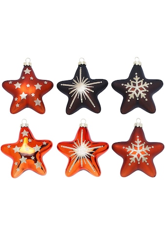 Christbaumschmuck »Shiny Chestnut, Weihnachtsdeko, Christbaumschmuck«, (Set, 6 tlg.)