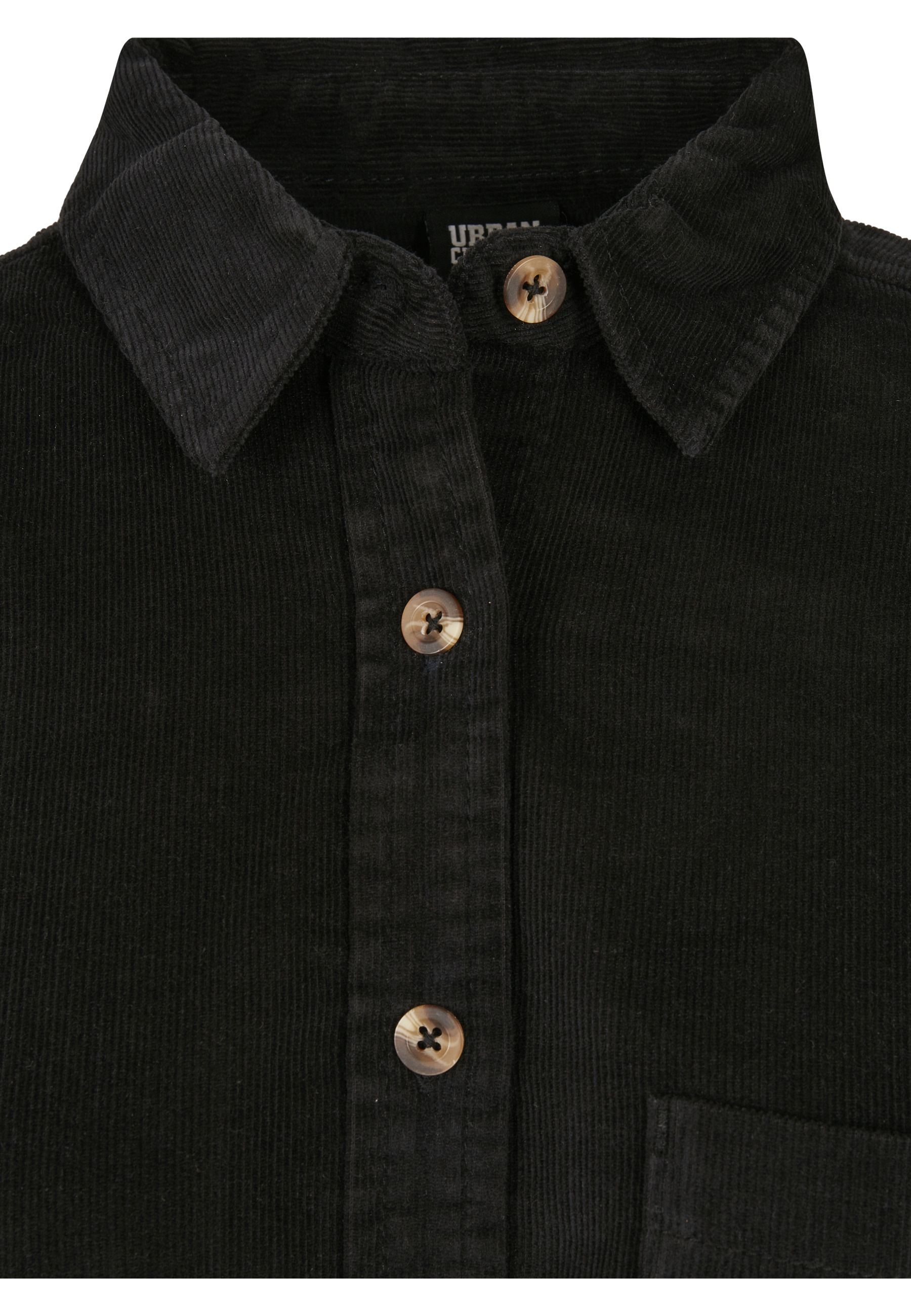 URBAN CLASSICS Langarmhemd »Urban Classics Damen Ladies Corduroy Oversized Shirt« 1 Stk.