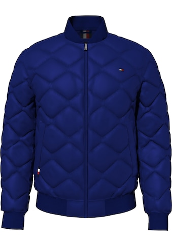 TOMMY HILFIGER Steppjacke »QUILTED BOMBER« su Rippbün...
