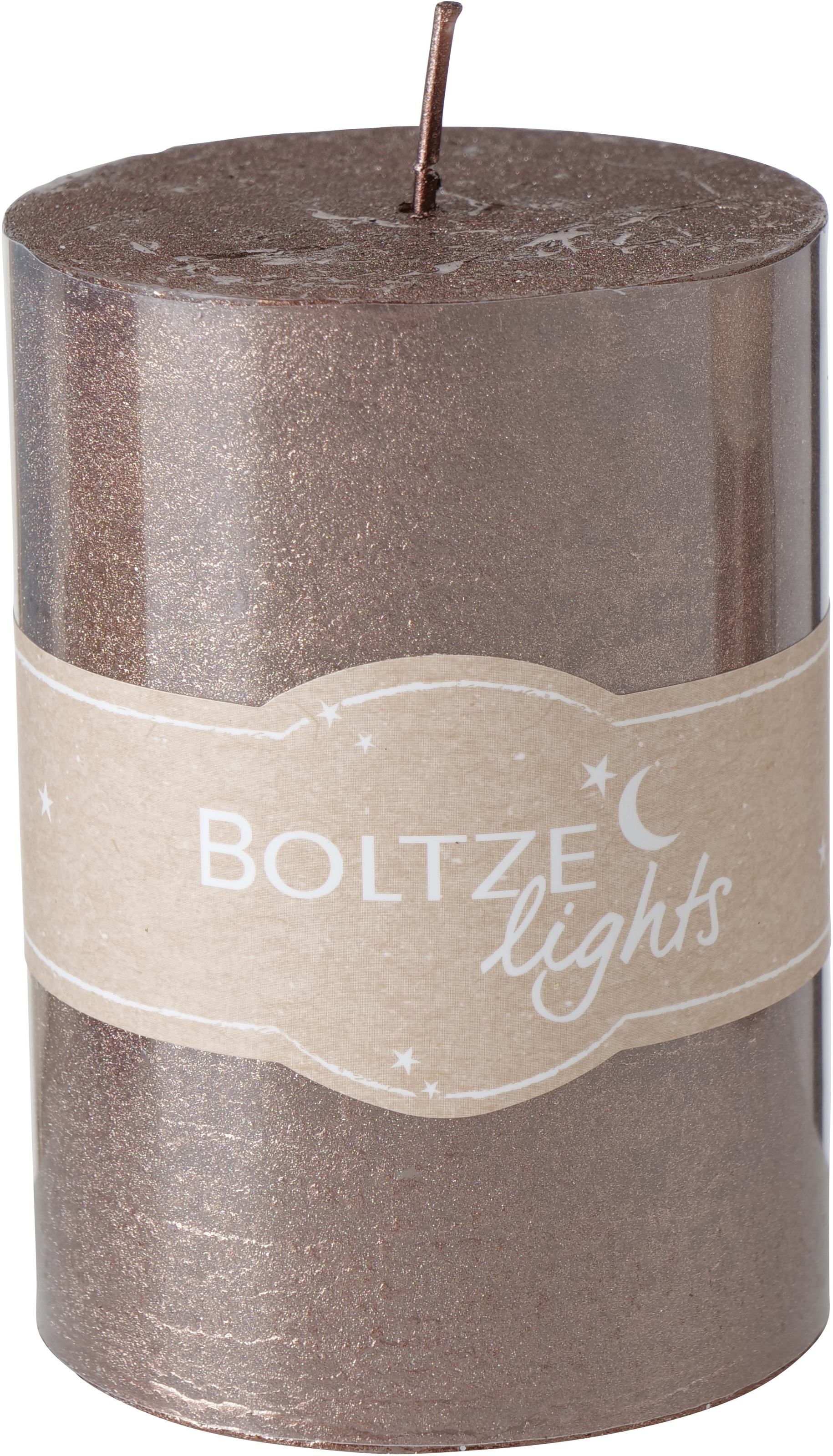 Stumpenkerze Mora, (Set, 4-tlg.)