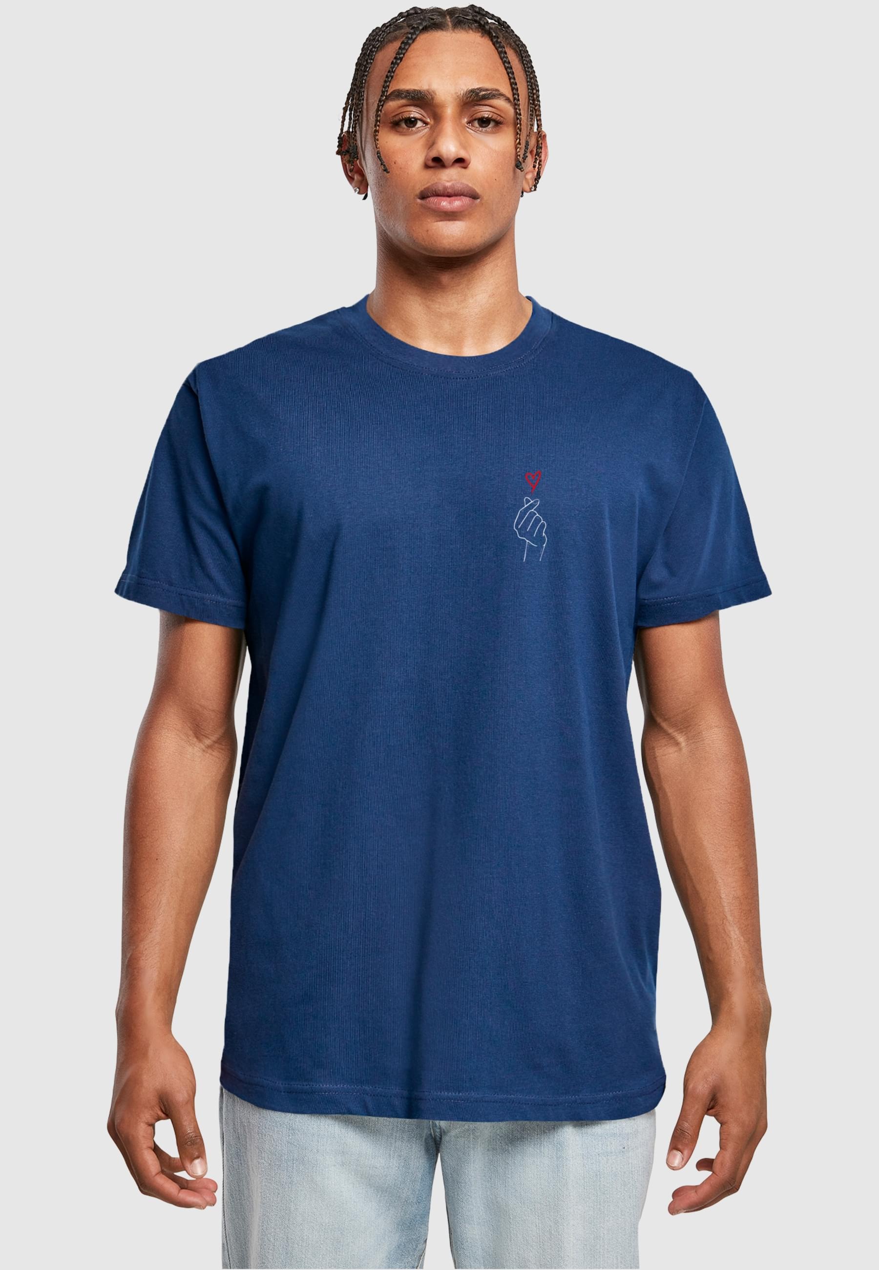 Merchcode T-Shirt »Merchcode Herren K Heart T-Shirt Round Neck«, (1 tlg.)