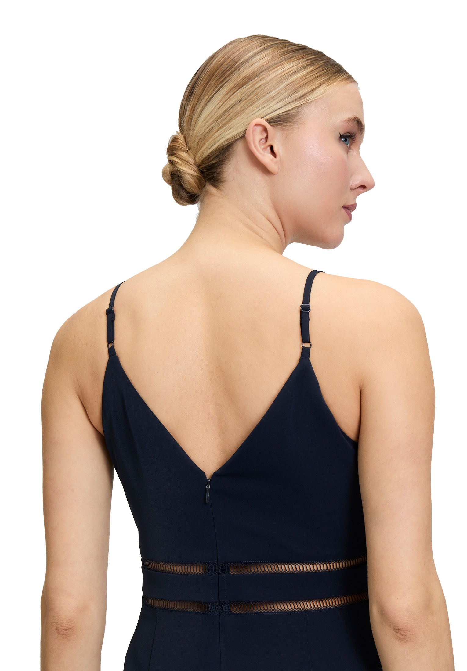 Vera Mont Overall »Vera Mont Damen Jumpsuit mit Cut-Outs«, (1 tlg.), Aufgesteppte Bänder