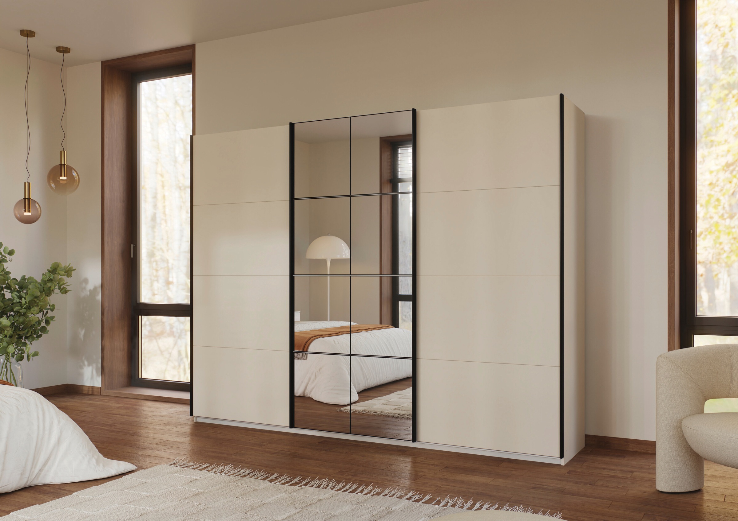 OTTO home Kleiderschrank "Schwebetürenschrank Schrank Garderobe Wäscheschra günstig online kaufen