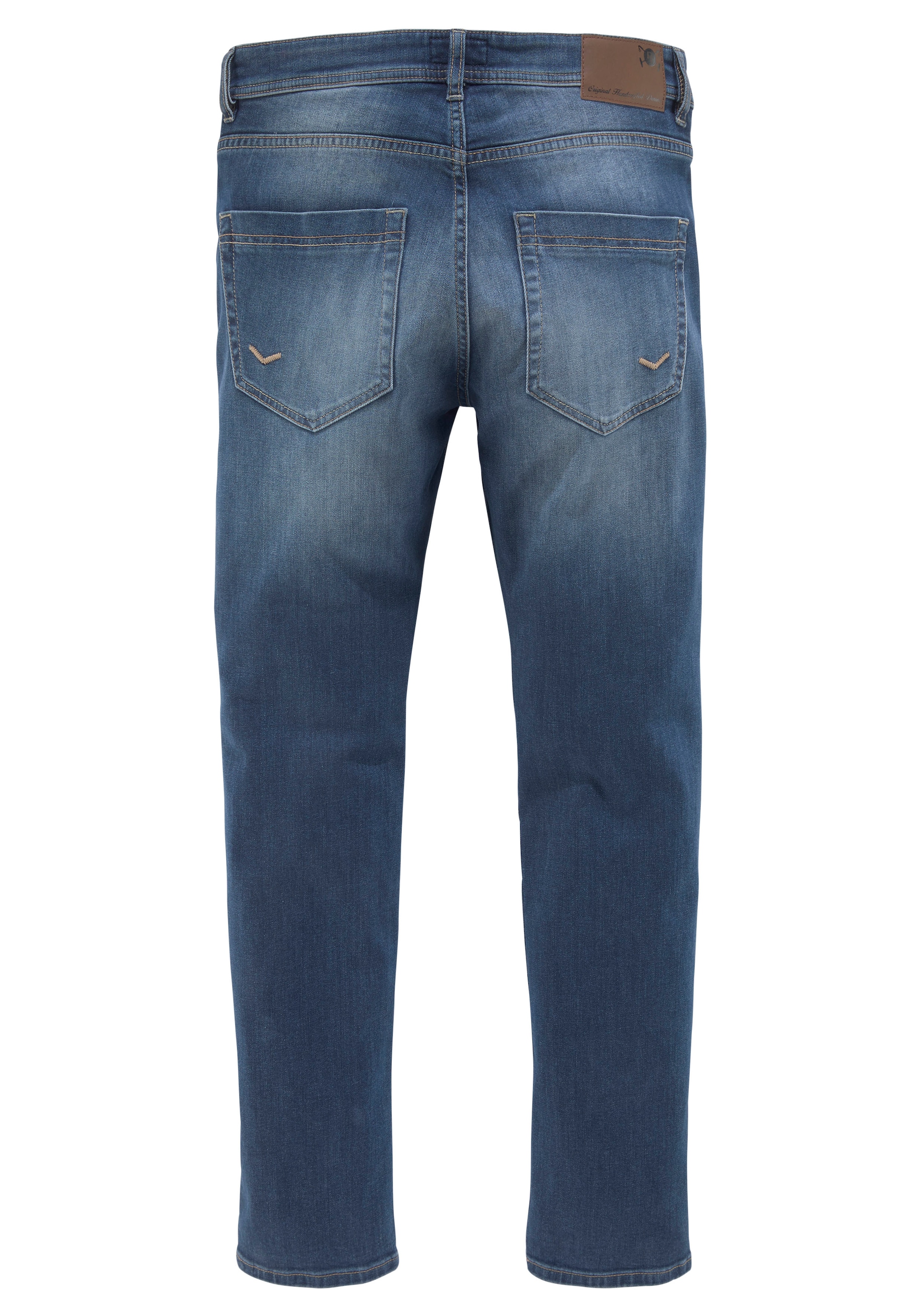 Team 5-Pocket-Jeans Polo mit TOM »DAVIS«, used kaufen Waschung ▷ BAUR TAILOR |