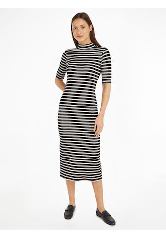 Jerseykleid »SLIM 5X2 RIB STRIPE MIDI DRS 1/2«