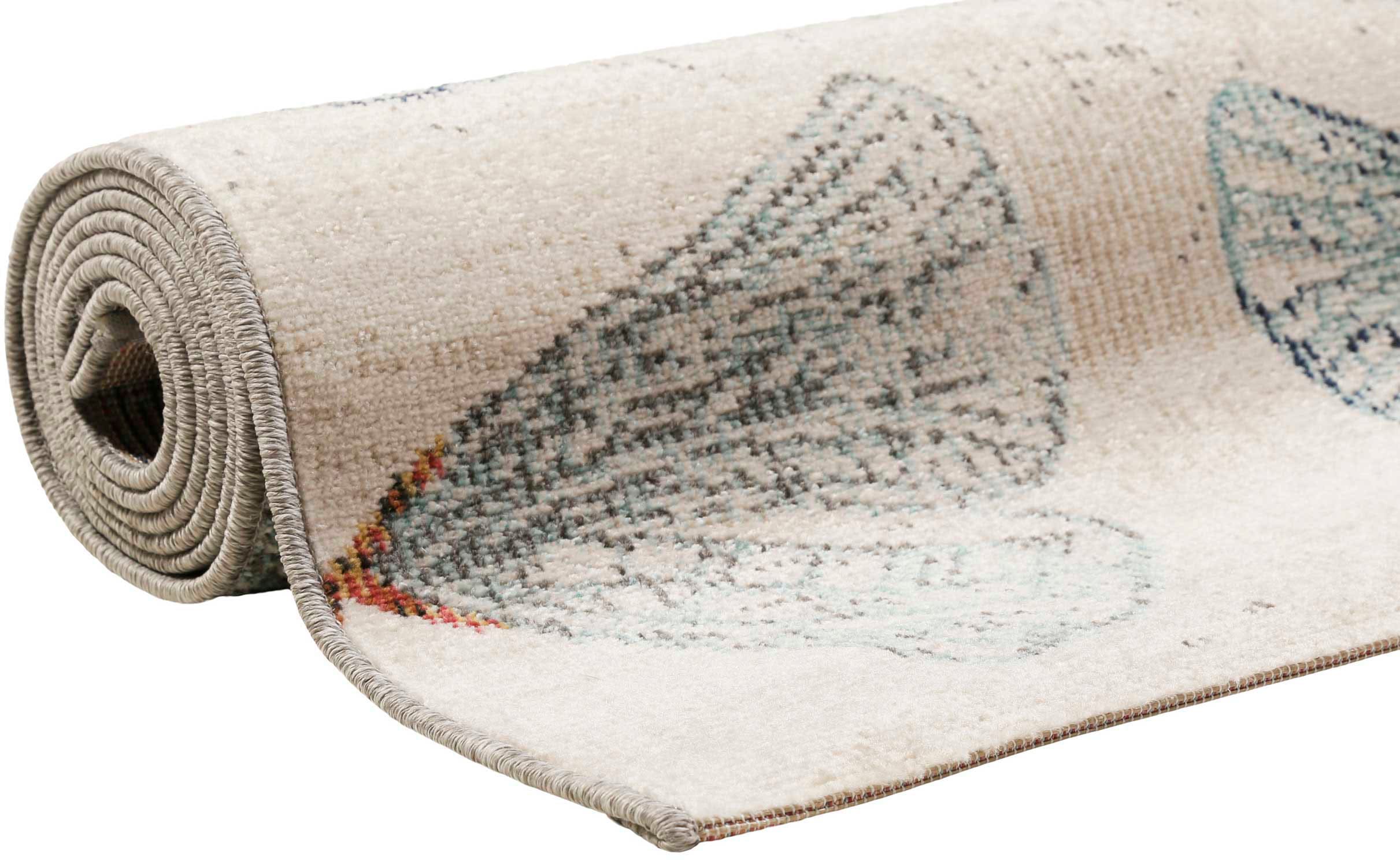 Thumbnail - Esprit Outdoorteppich "Rivera, ESP-20088" rechteckig 4 mm Höhe In- und Outdoor geeignet, Florales Dessin, Terrasse, Balk...