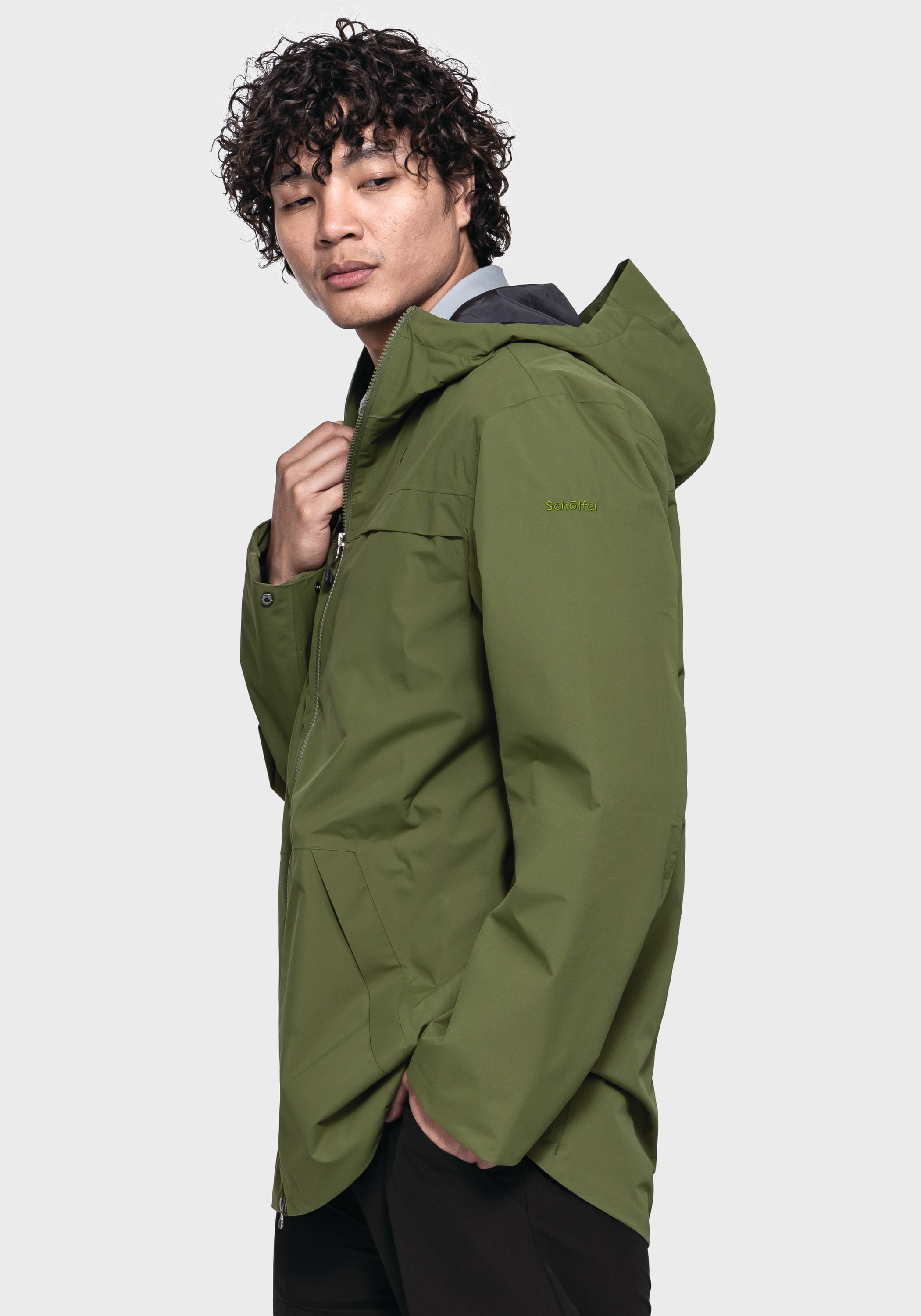 Schöffel Langjacke »Urban Parka Style Bohorok MNS«, mit Kapuze