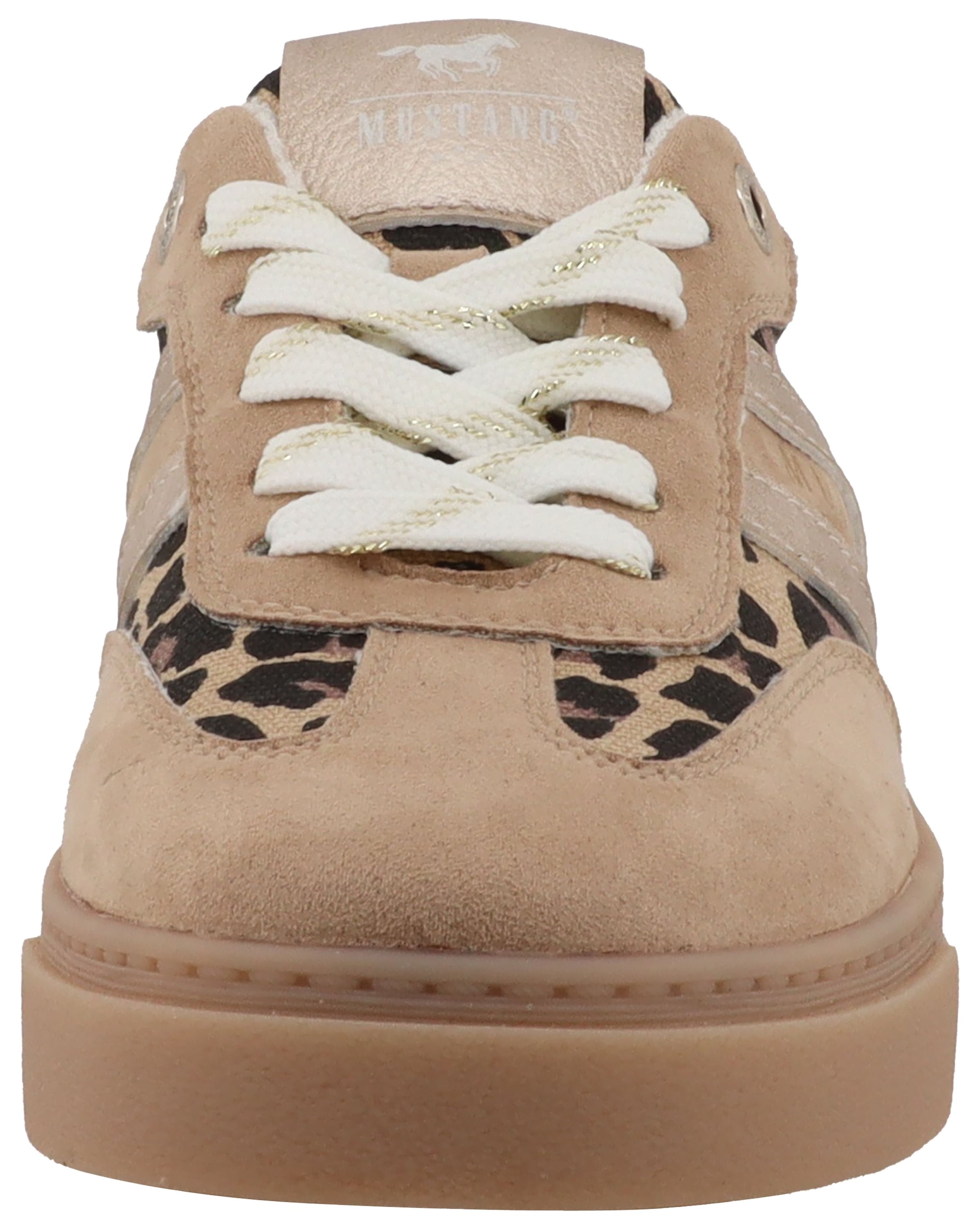 Mustang Shoes Plateausneaker »Rhonda«  Freizeitschuh, Halbschuh, Schnürschuh mit modischen Kontrastbesätzen