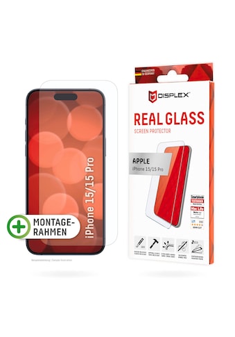 Displayschutzglas »Real Glass«, für Apple iPhone 15-Apple iPhone 15 Pro