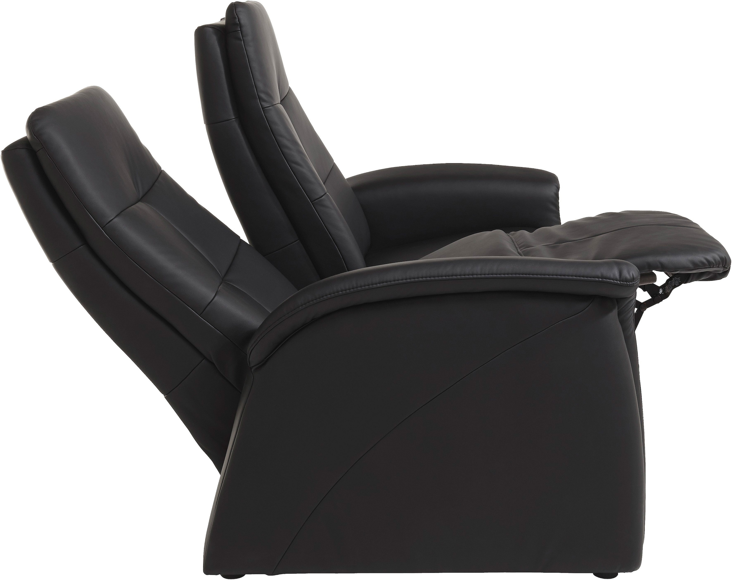 exxpo - sofa fashion 2-Sitzer »Tivoli, Kinosofa, bequem und komfortabel durch die Relaxfunktion«, (2-sitzig), schmale Armlehnen, hohe Rückenlehne
