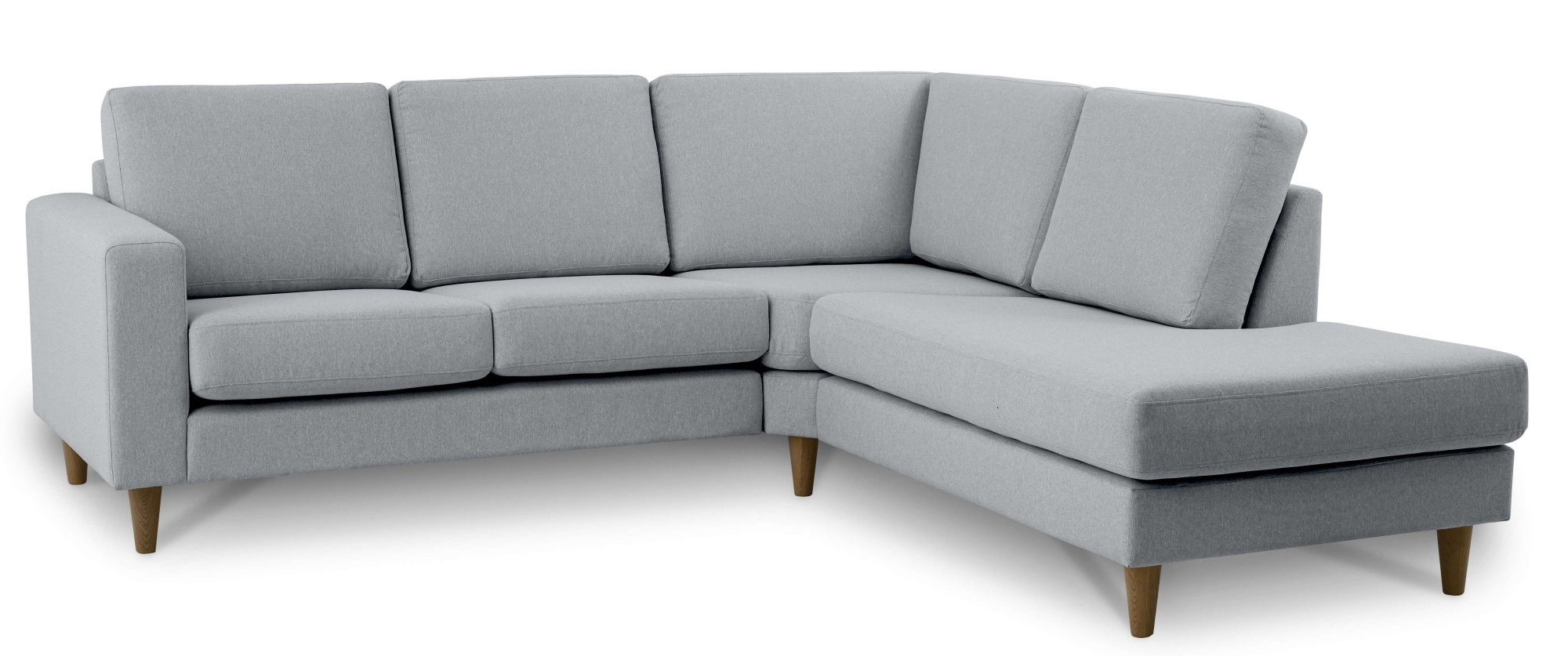 andas Ecksofa »Tvinno«, im skandinavischen Stil, L-Form, mit Massivholzfüßen, Breite 230 cm
