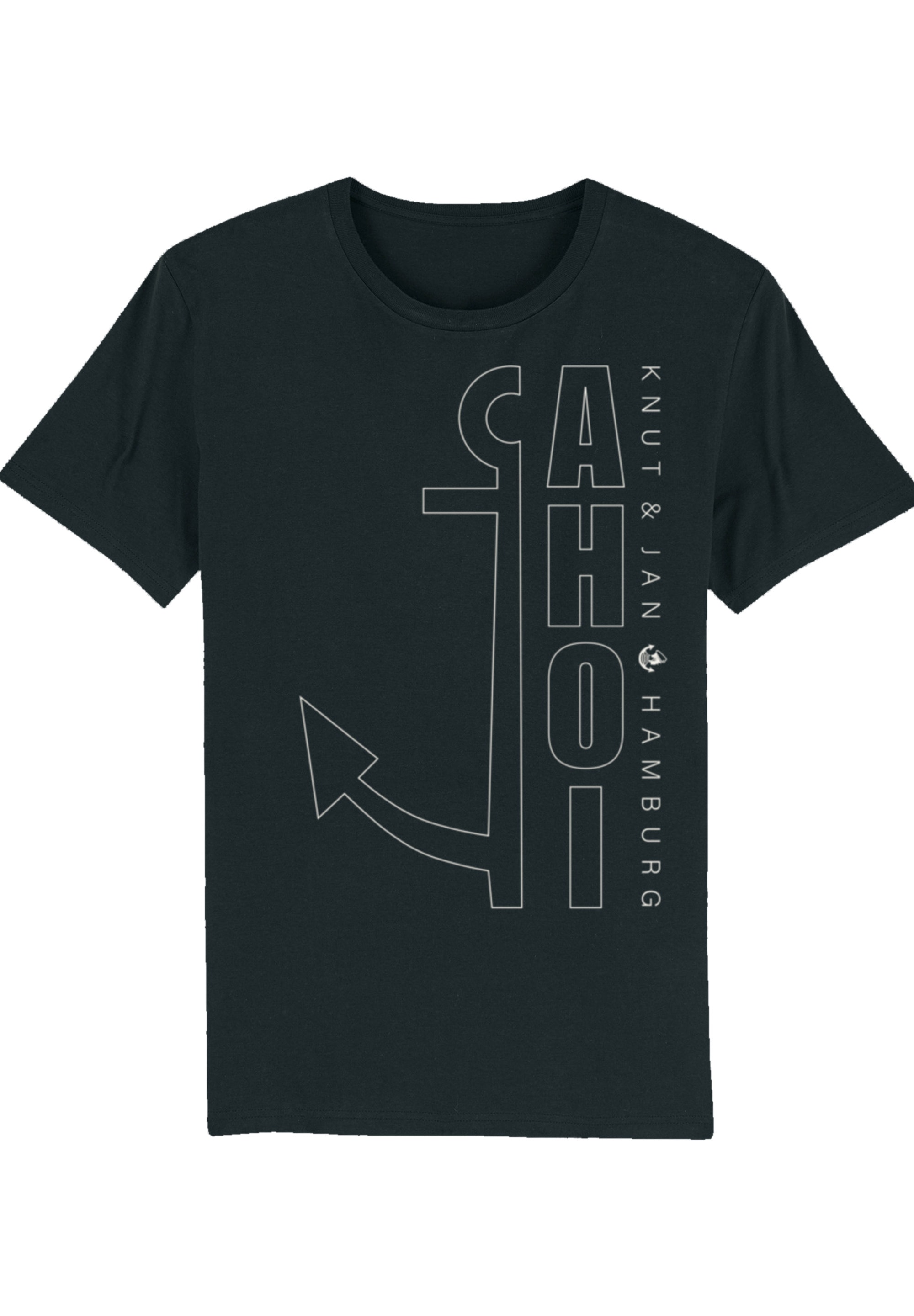 T-Shirt »Ahoi Anker Outlines«, Print