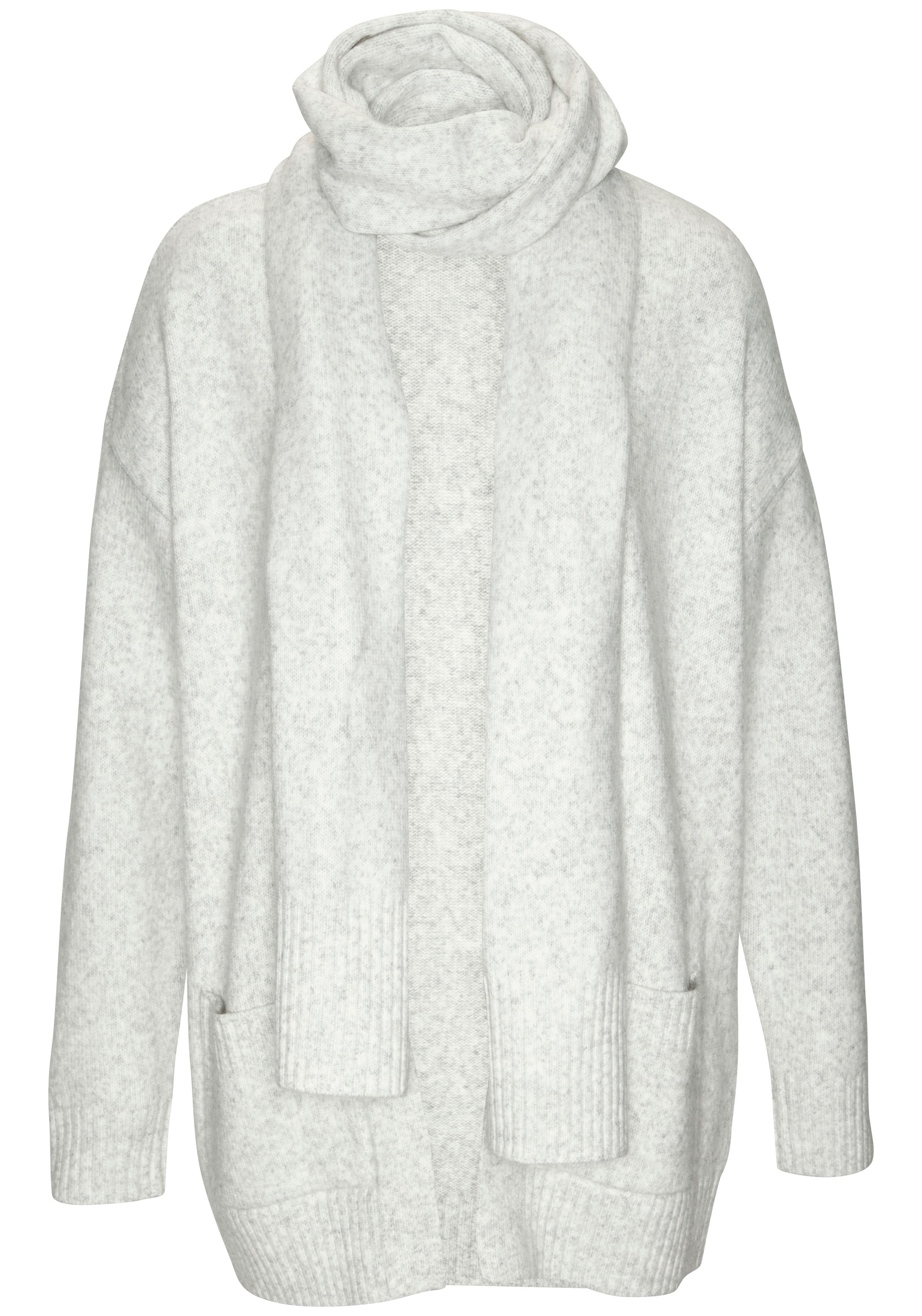 Vivance Strickjacke, mit Schaler Set, aus kuscheliger Strickqualität, Cardi günstig online kaufen