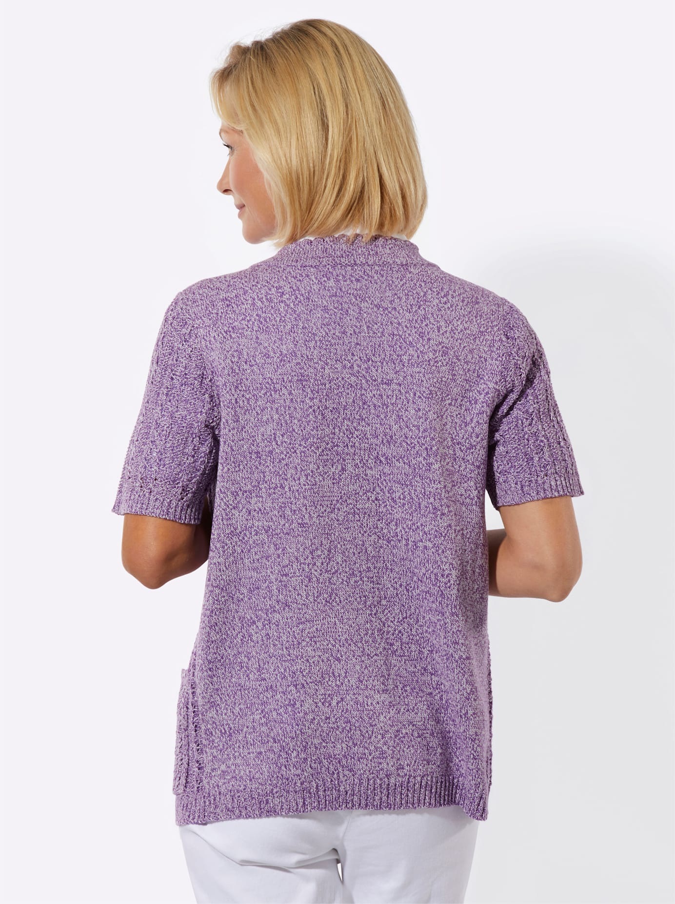 Classic Basics Ajourstrickjacke günstig online kaufen