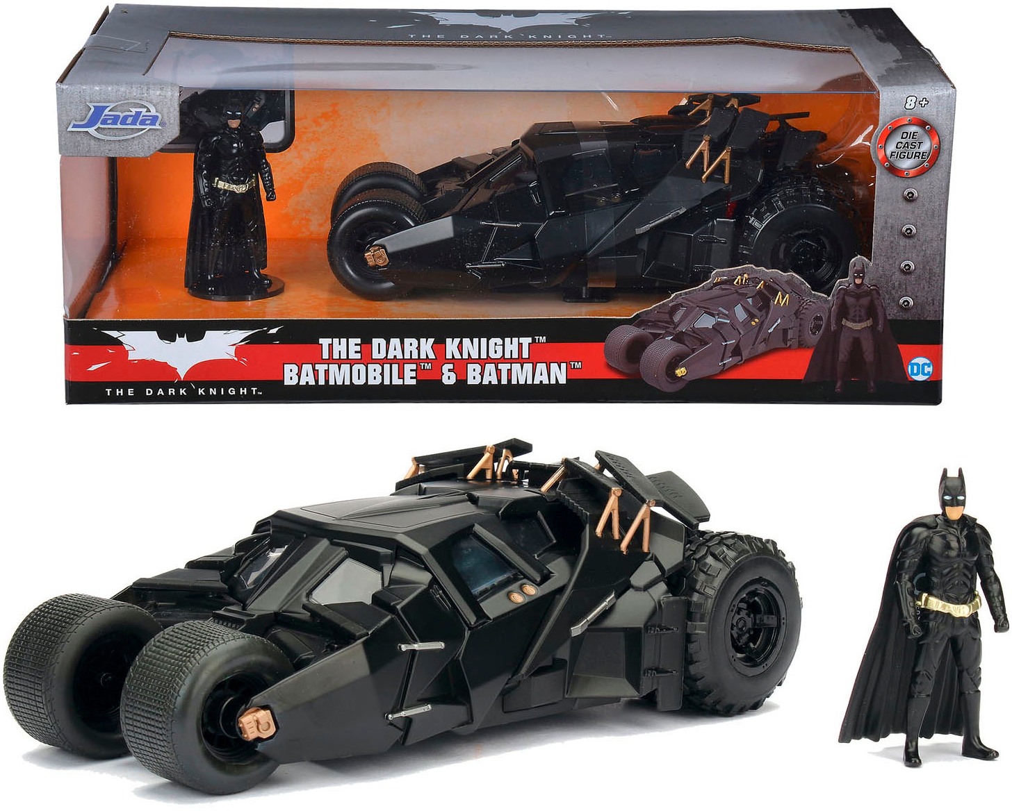 Spielzeug-Auto »Batman The Dark Knight Batmobile 1:24«