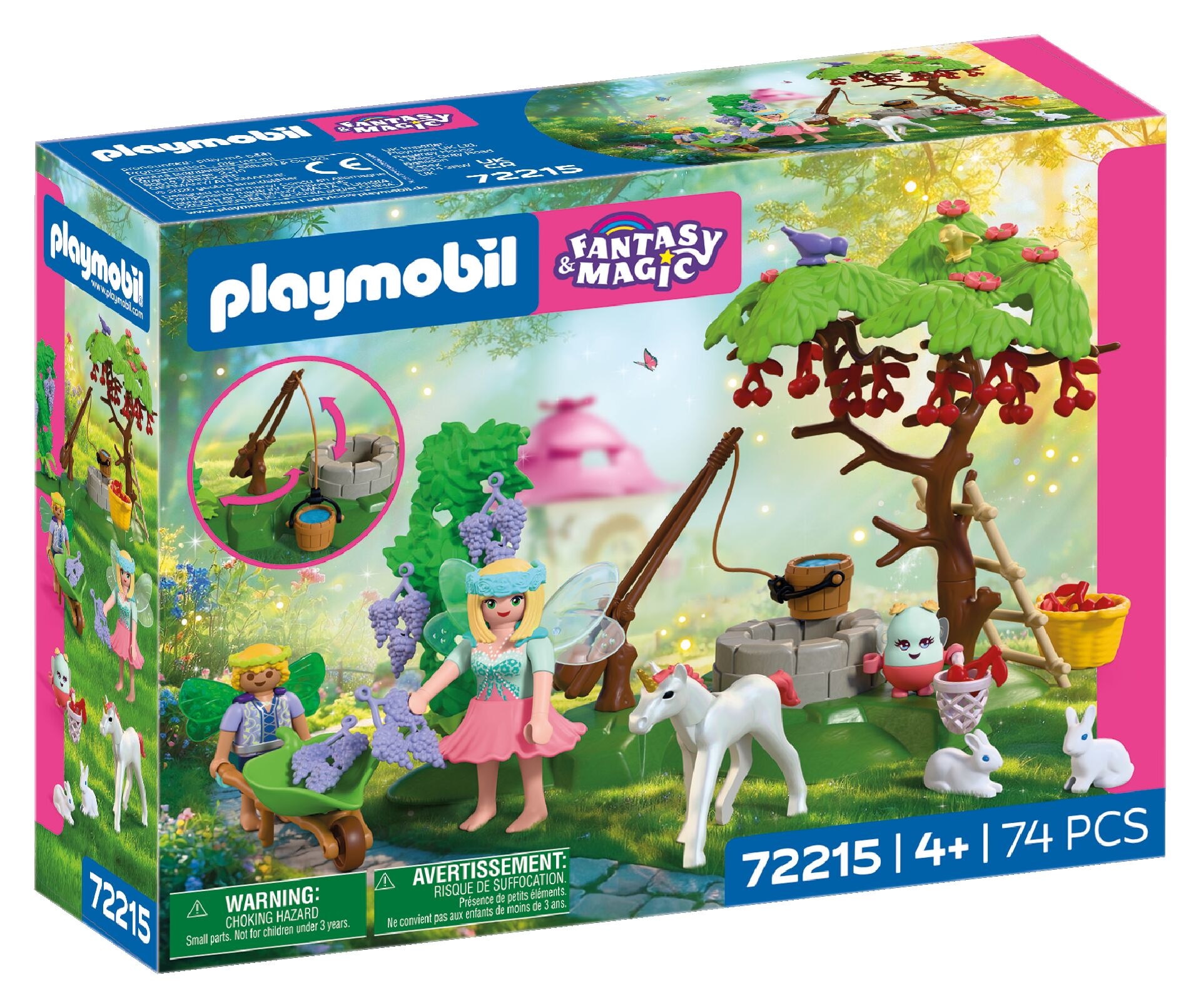 Playmobil® Konstruktions-Spielset »Feengarten mit Einhornfohlen (72215), Fantasy & Magic« Made in Europe