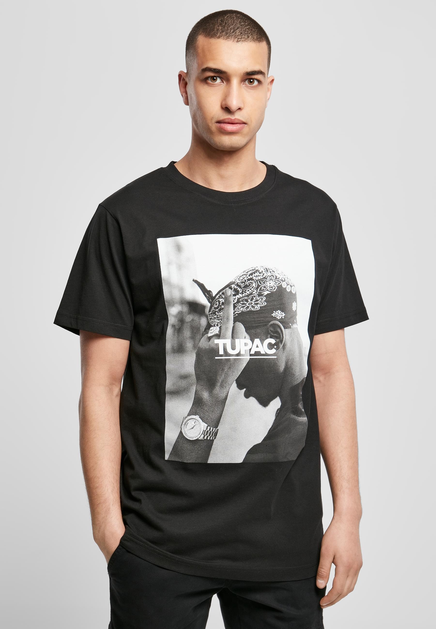 MisterTee Kurzarmshirt »MisterTee Herren 2Pac F*ck The World Tee«, (1 tlg.)