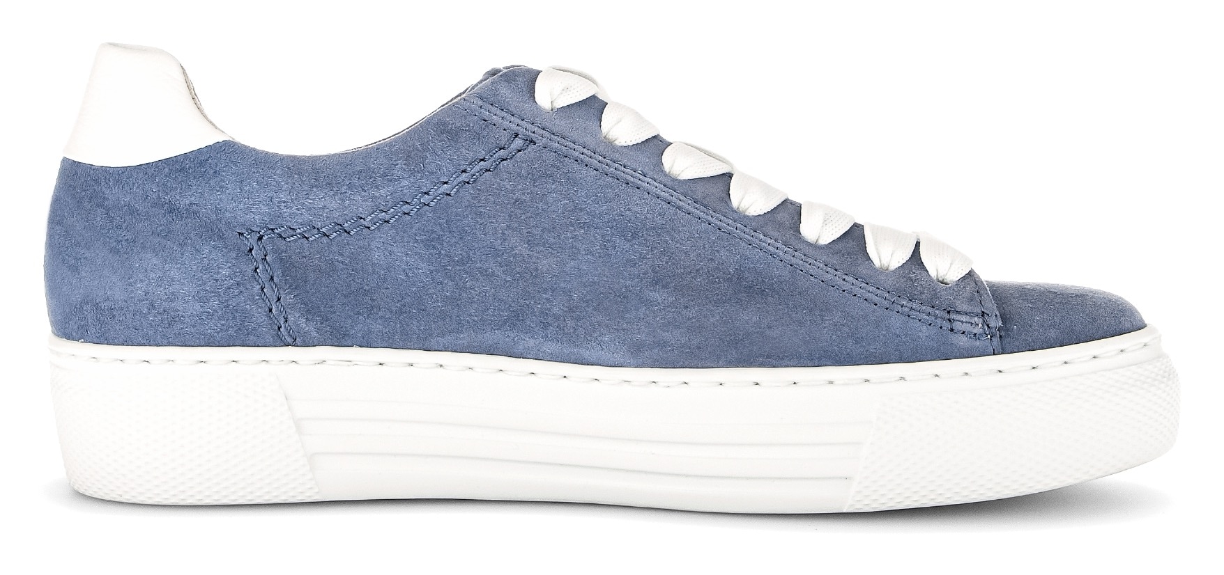 Gabor Plateausneaker »FLORENZ«, Freizeitschuh, Halbschuh, Schnürschuh mit Ziernähten, G-Weite