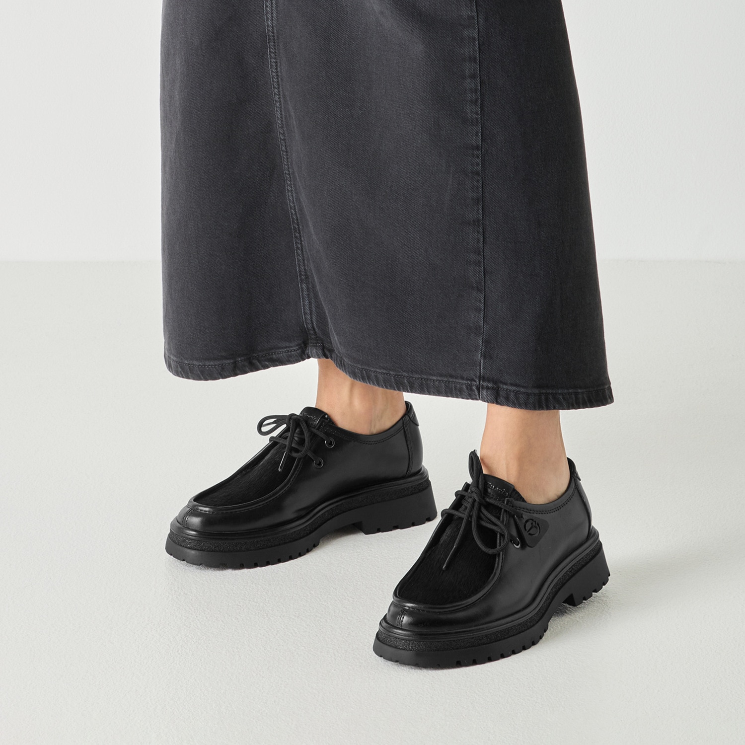 Tamaris Schnürschuh  Chunky Slipper, Halbschuh mit Mokassin-Naht