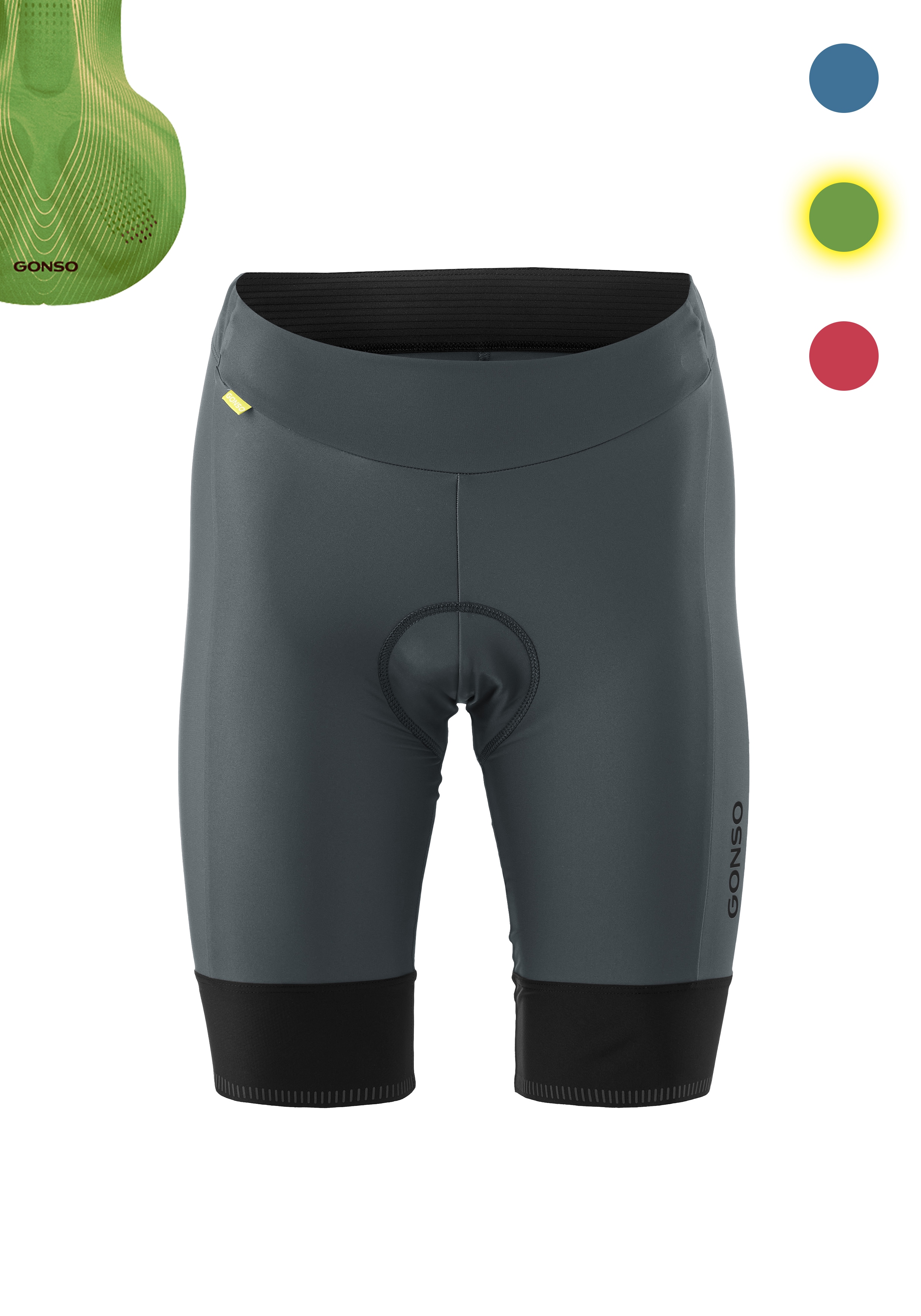 Gonso Fahrradhose "SITIVO W" Damen Radhose, Radlerhose mit speziellem Sitzpolster, Tight Fit