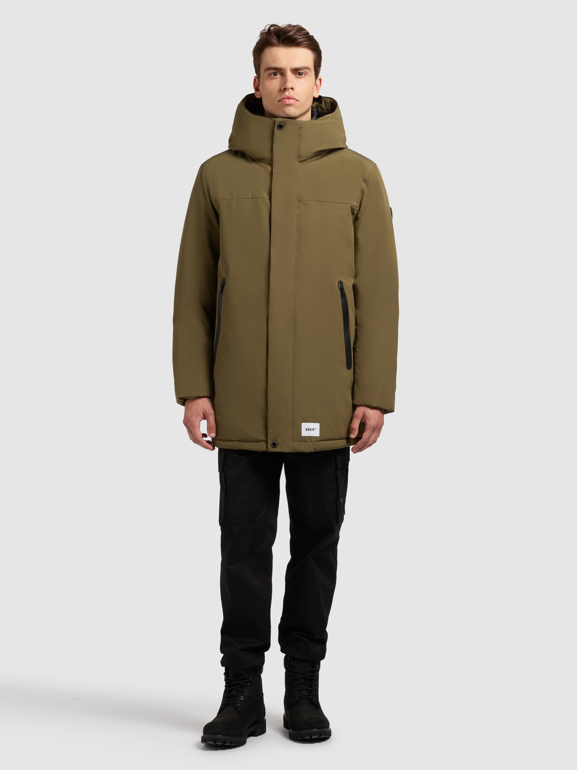 khujo Anorak »KANN2« mit Kapuze