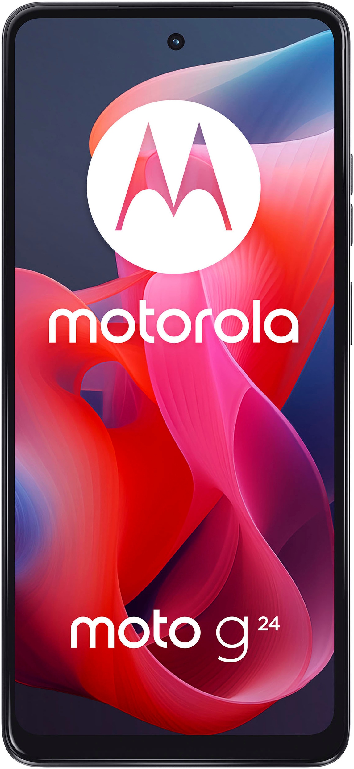 Motorola Smartphone »Moto G24«, Matte Charcoal, 16,66 cm/6,56 Zoll, 128 GB Speicherplatz, 50 MP Kamera