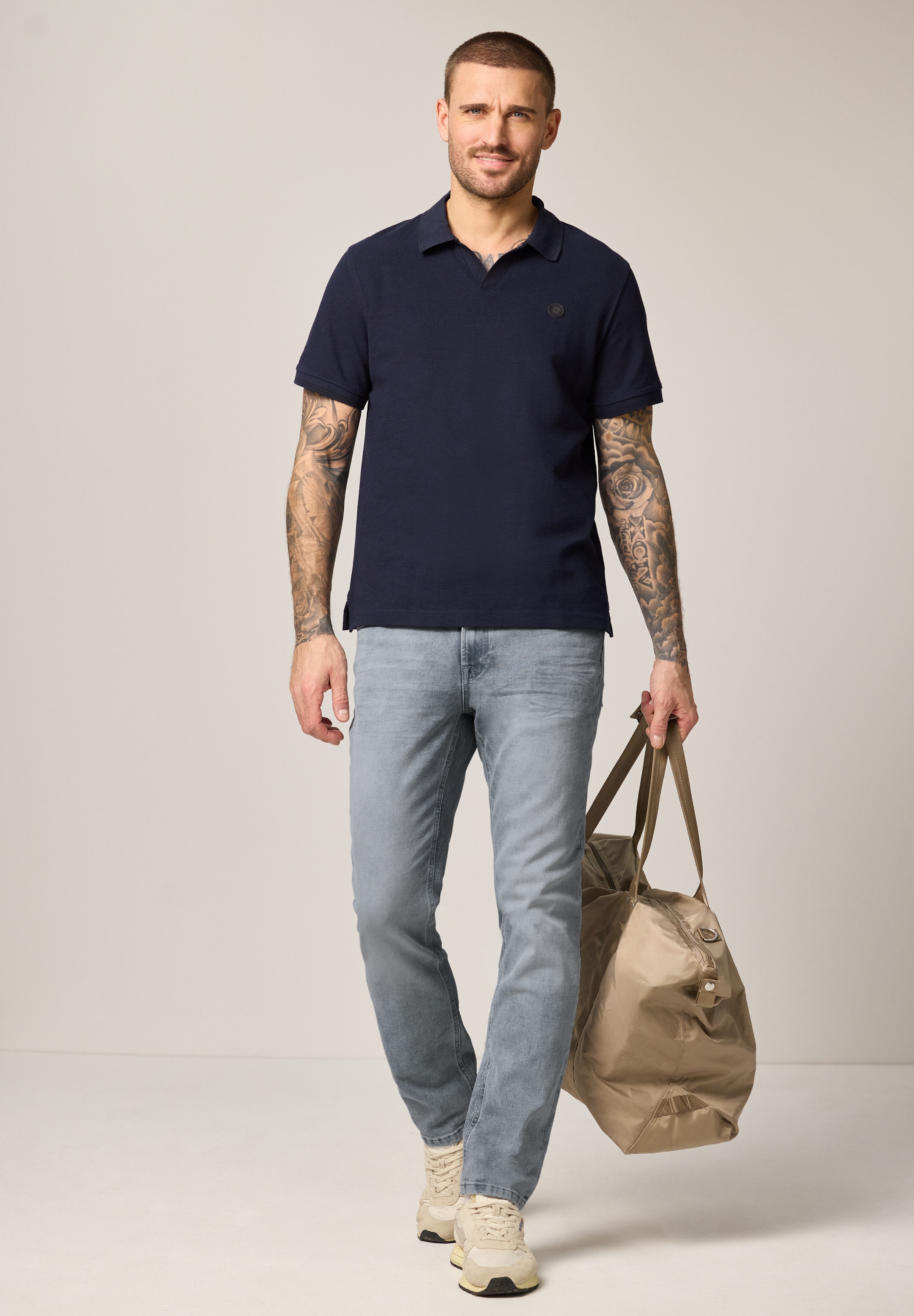STREET ONE MEN Slim-fit-Jeans Middle Waist
