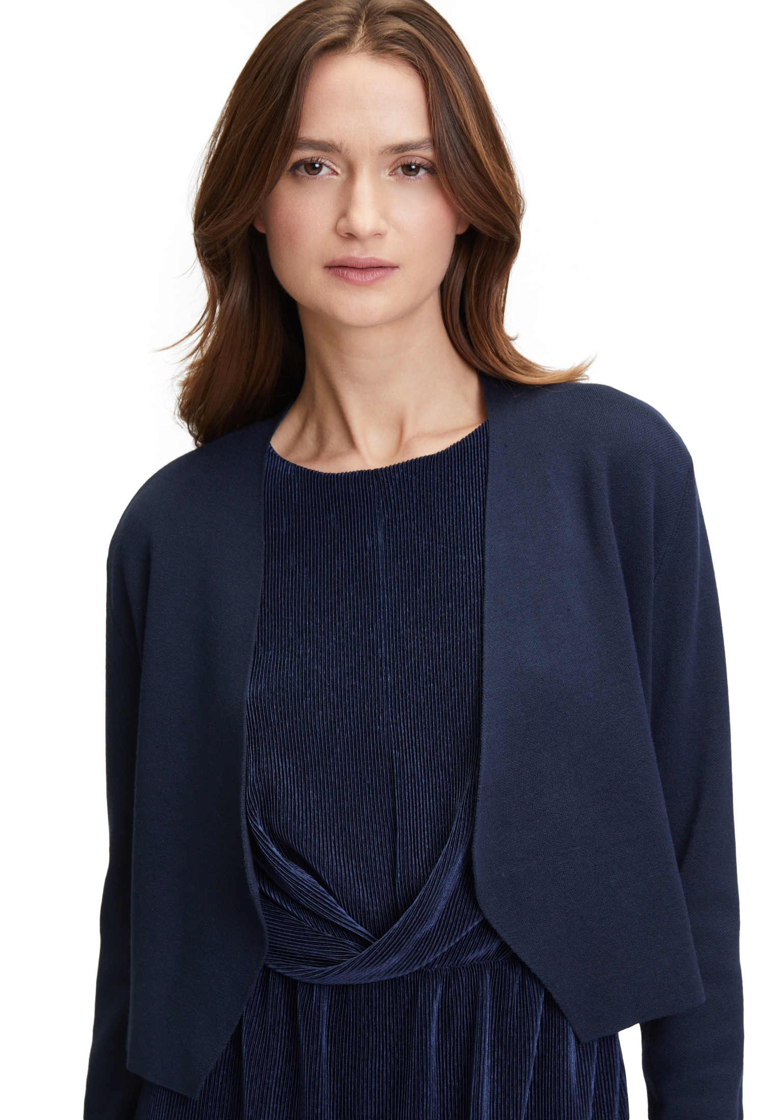 Betty&Co Strickjacke »Betty & Co Damen Feinstrickjacke ohne Verschluss«, Struktur