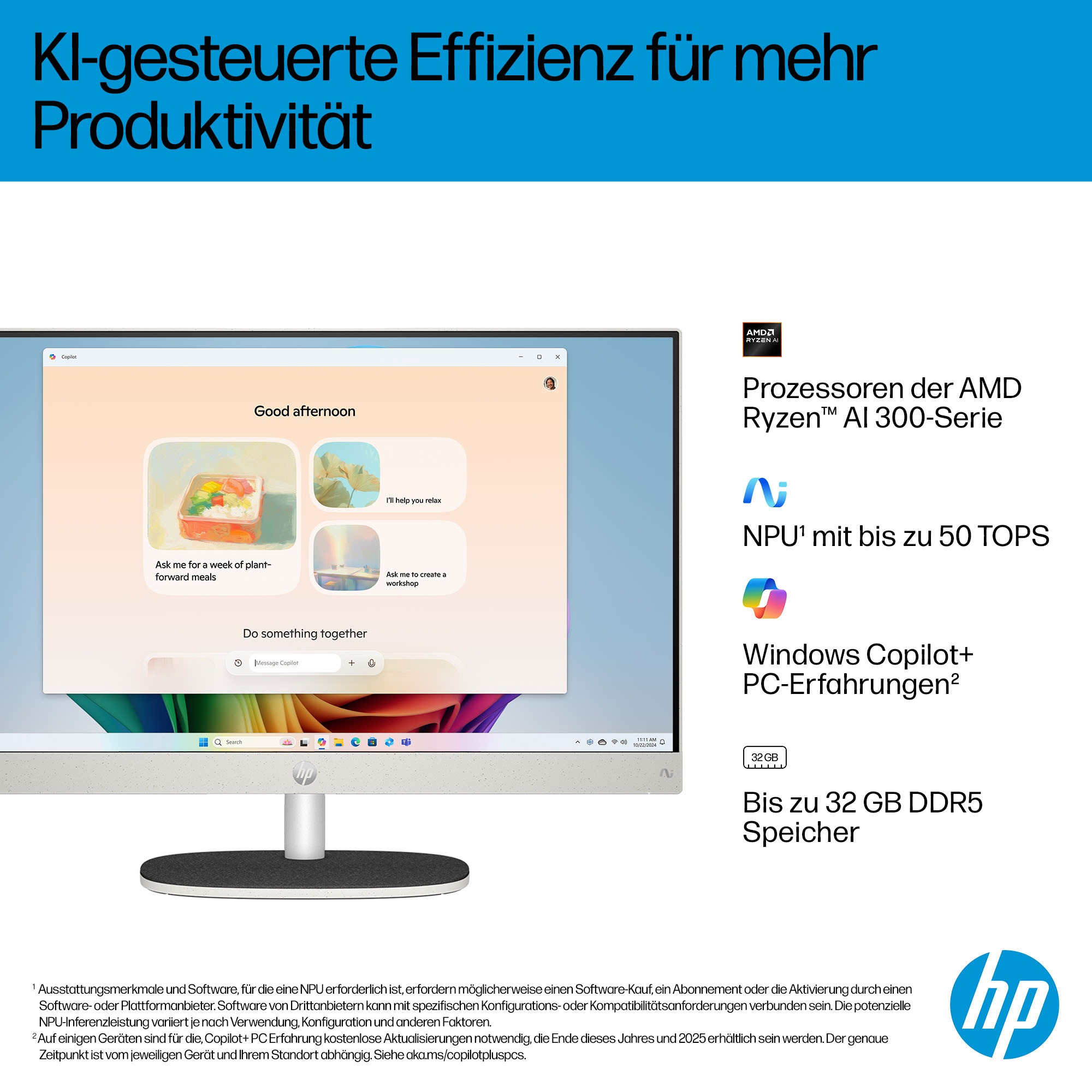 HP All-in-One PC »Next Gen AI 27-ct2073ng«