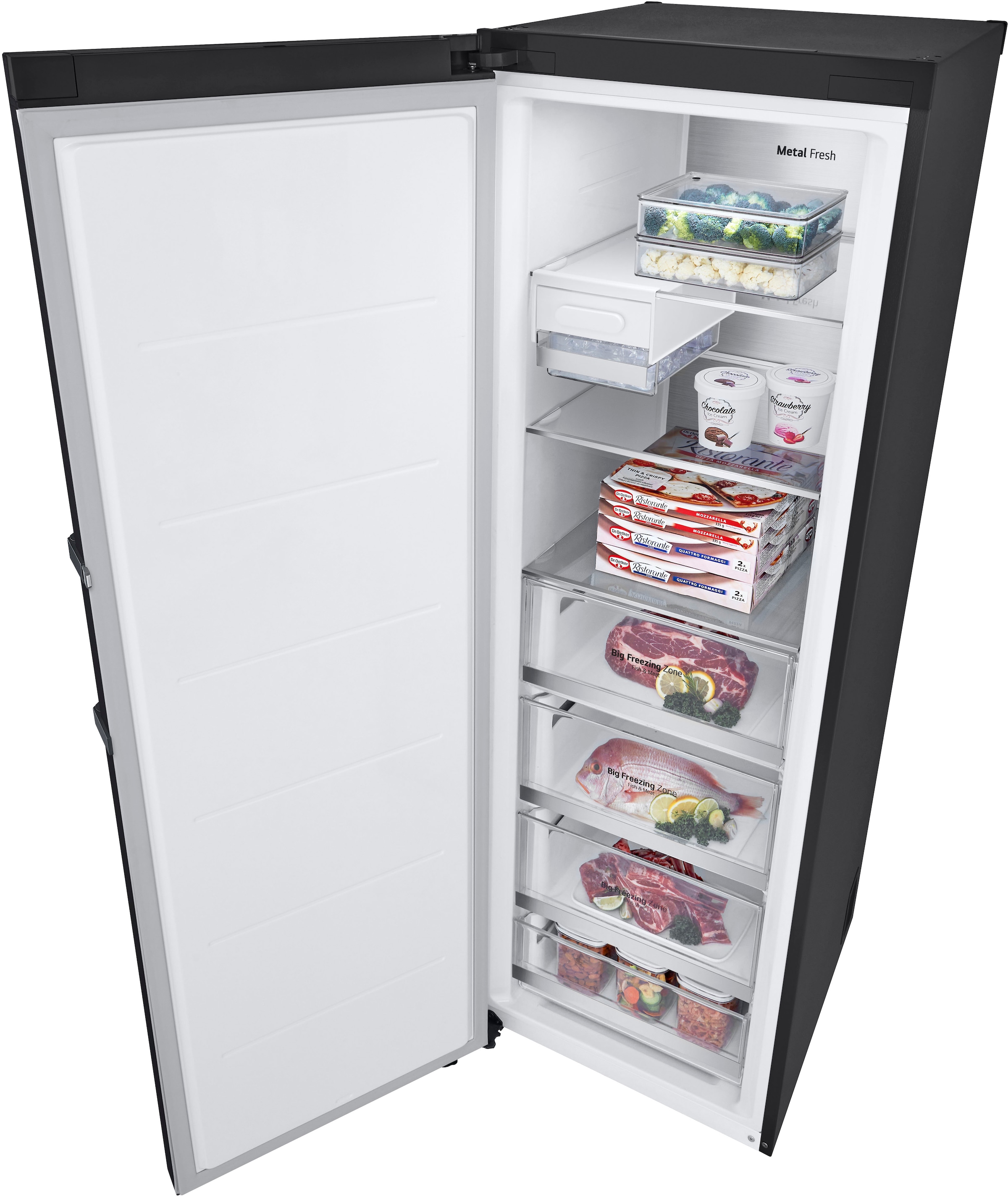 LG Gefrierschrank »GFM61MCCSF«, 186 cm hoch, 59,5 cm breit, Larder & Freezer