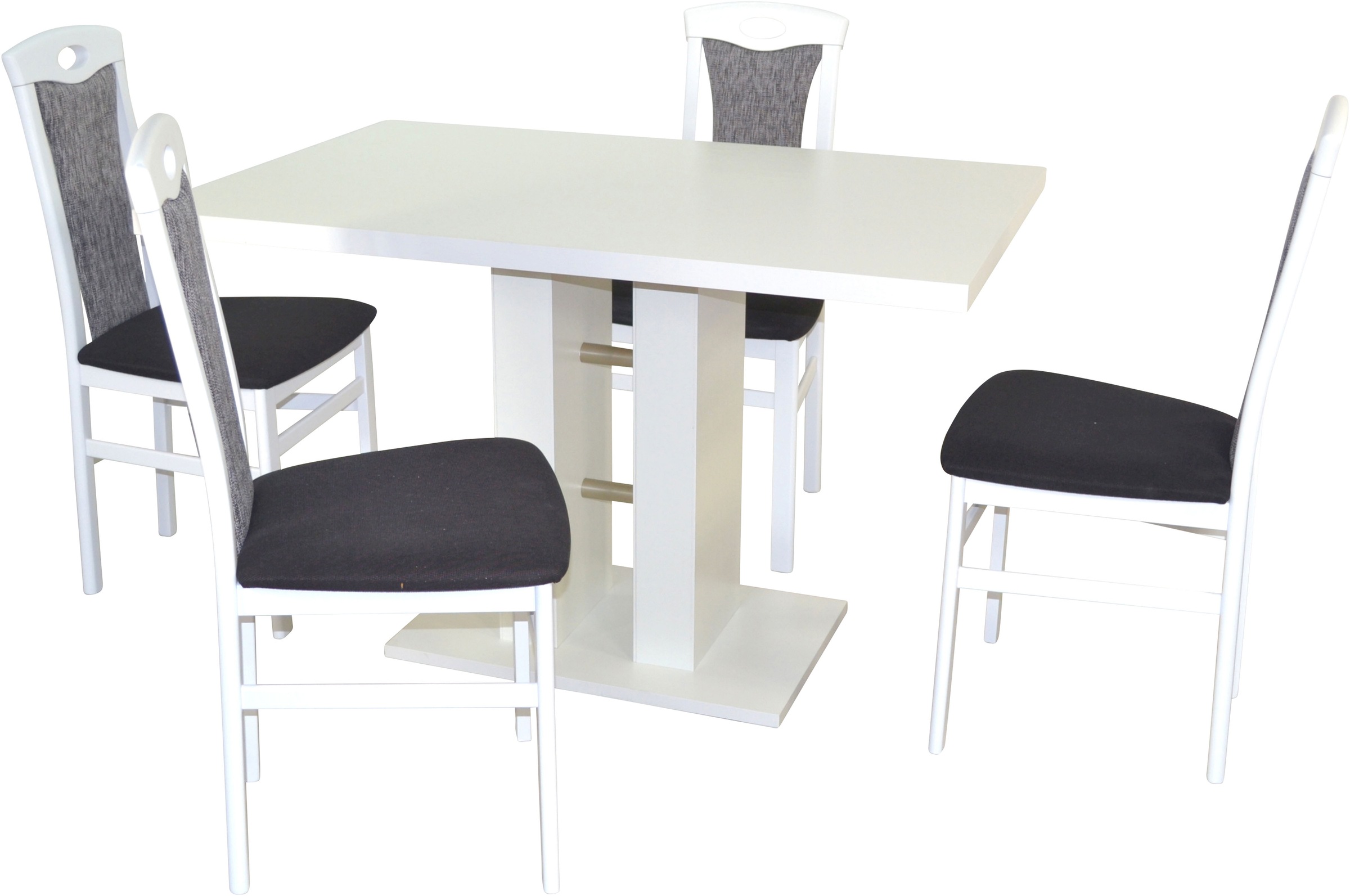 HOFMANN LIVING AND MORE Essgruppe »5tlg. Tischgruppe«, (Spar-Set, 5 tlg., 5tlg. Tischgruppe), Stühle montiert