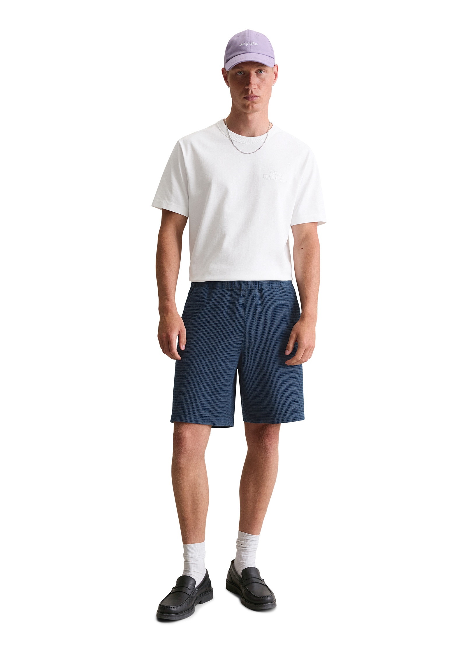 Marc O'Polo DENIM Shorts »mit markanter Waffel-Struktur«