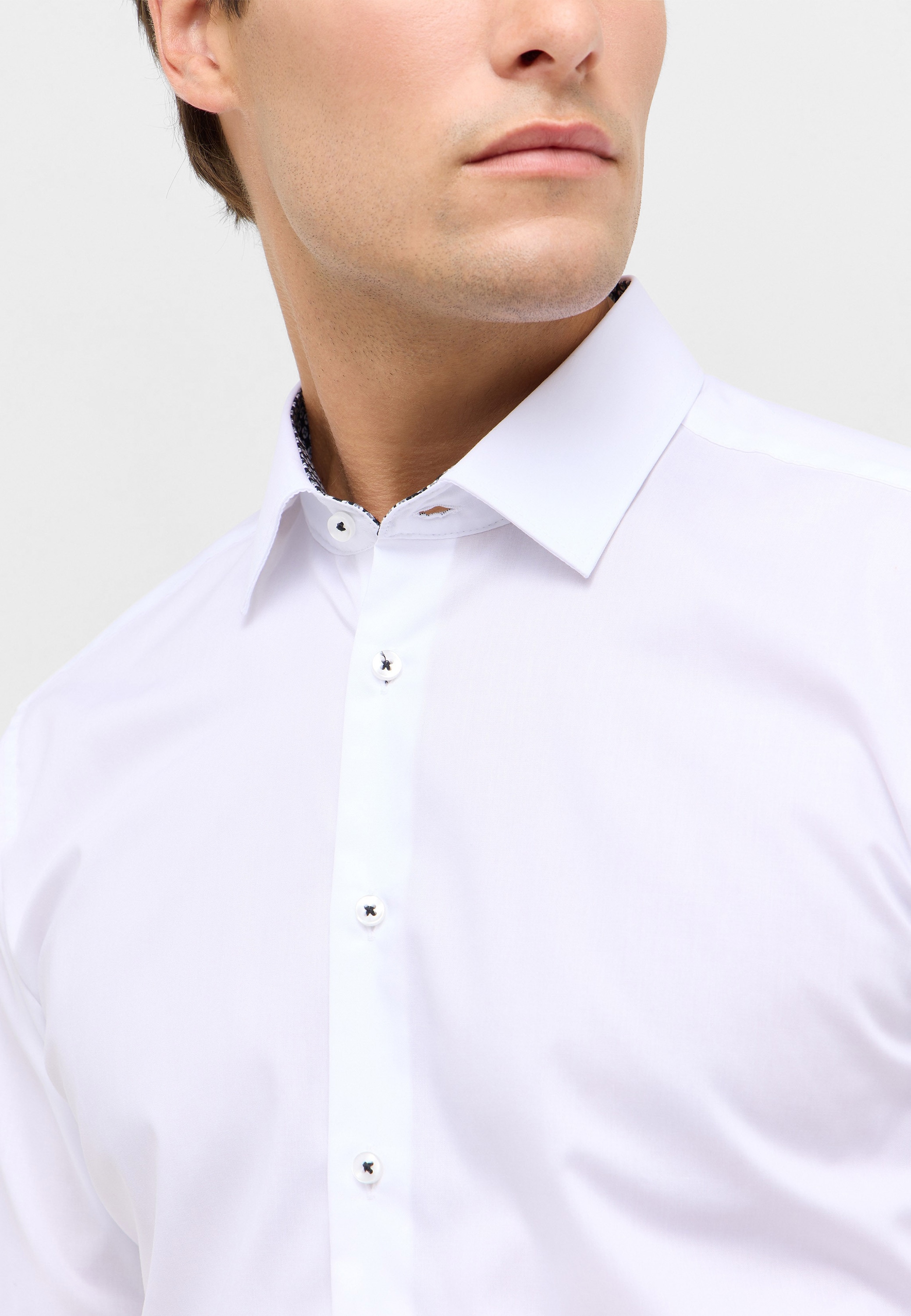 Eterna Langarmhemd »SLIM FIT«, NON IRON (bügelfrei)