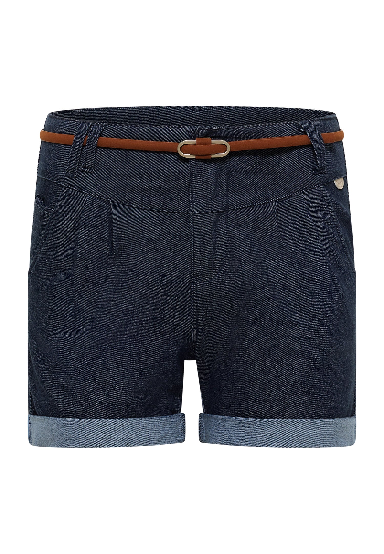 Ragwear Shorts »HEEVEN«  leicht verwaschener Twill zum Umschlagen mit Gürtel