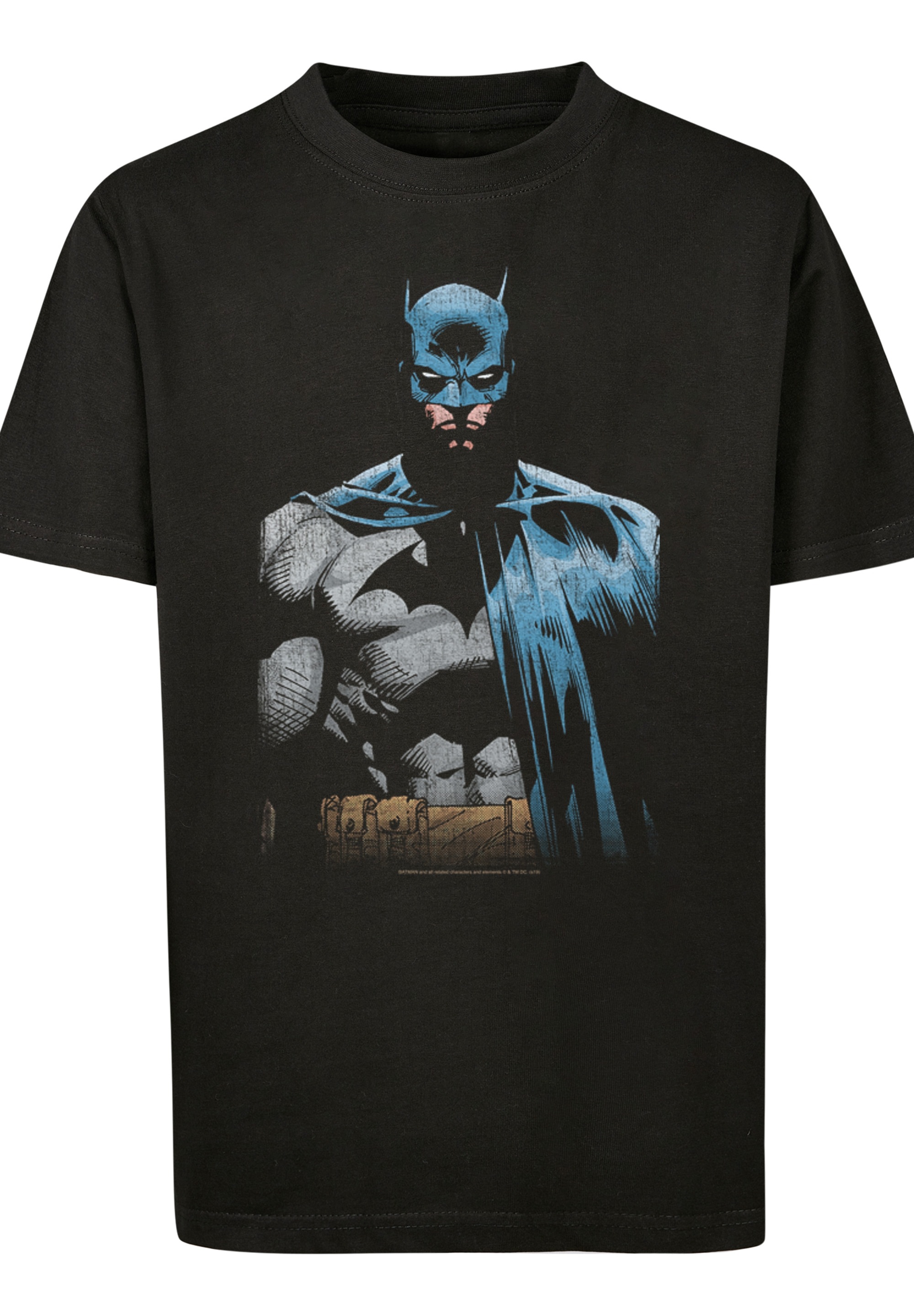F4NT4STIC Kurzarmshirt »F4NT4STIC Kinder Batman Close Up with Kids Basic Tee«, (1 tlg.)