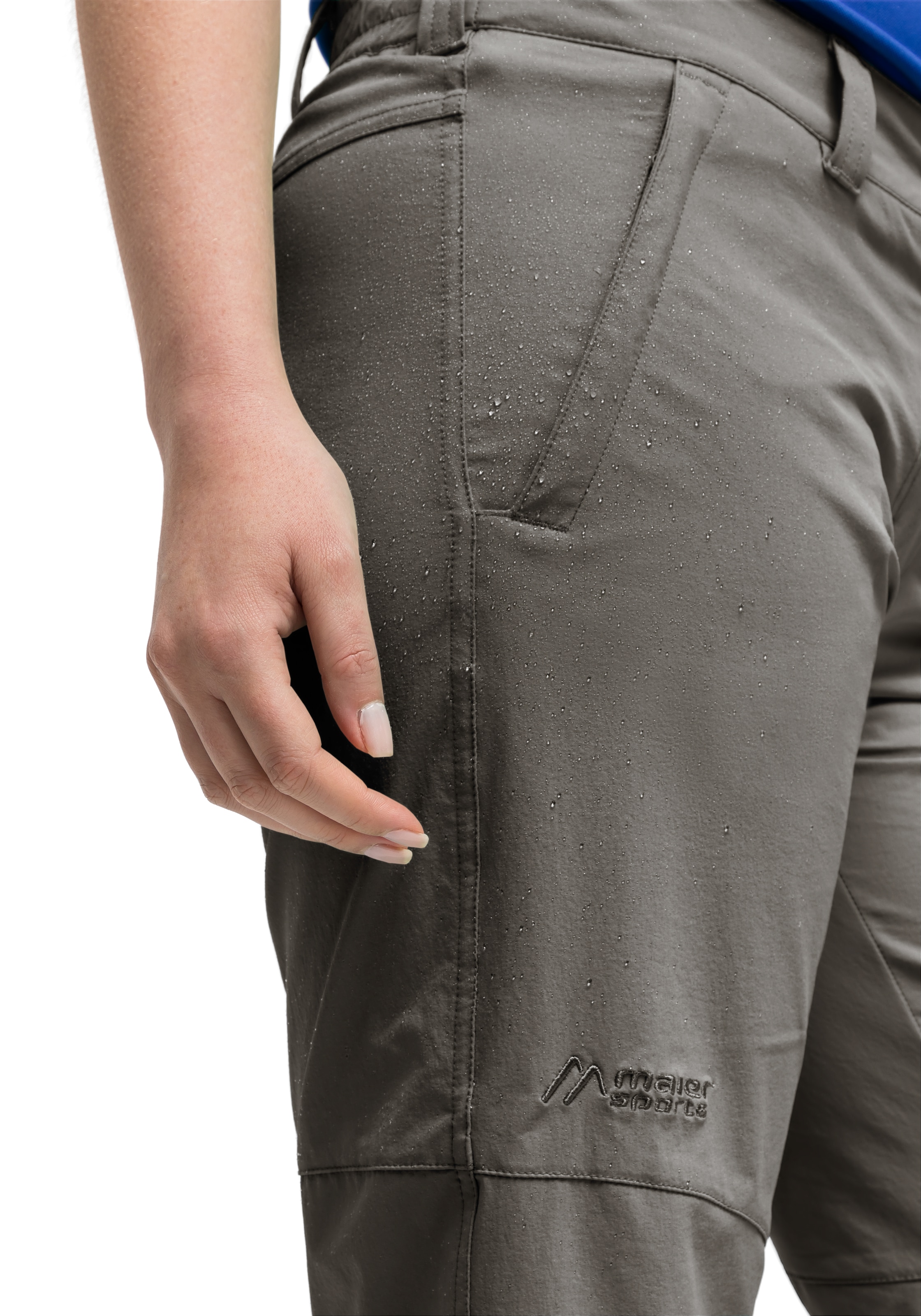 Maier Sports Funktionsshorts »Lawa«, Damen Shorts, kurze Wanderhose, Outdoorhose mit 2 Taschen, Regular Fit