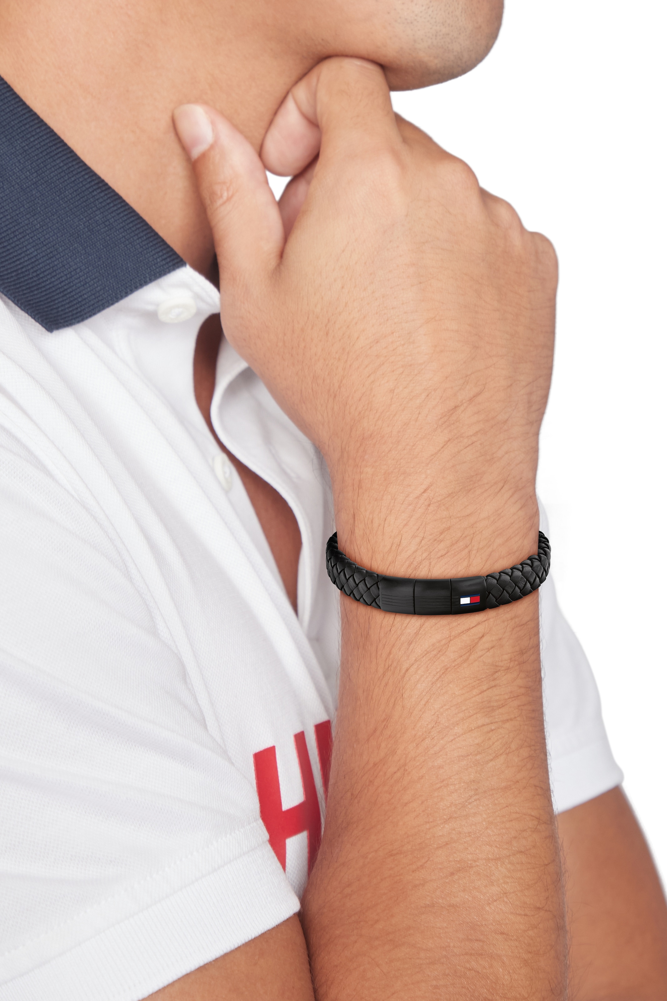 Tommy Hilfiger Lederarmband »ROUND BRAIDED BRACELET«