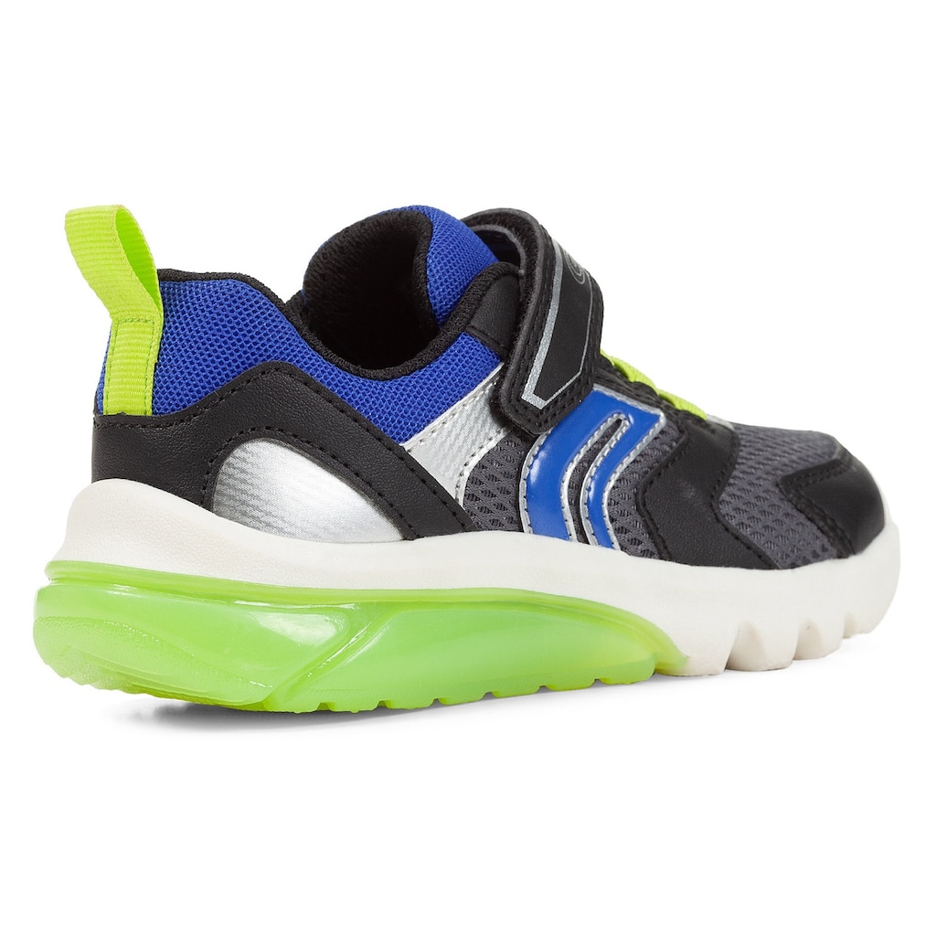 Geox Sneaker »J CIBERDRON BOY C«, mit cooler Blinkfunktion, Freizeitschuh, Halbschuh, Schnürschuh