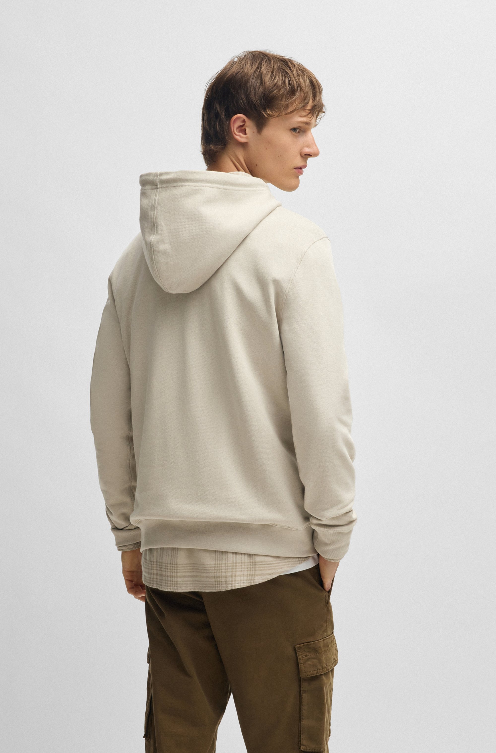 BOSS ORANGE Kapuzensweatshirt »Wetalk«, mit gesticktem BOSS Markenlabel