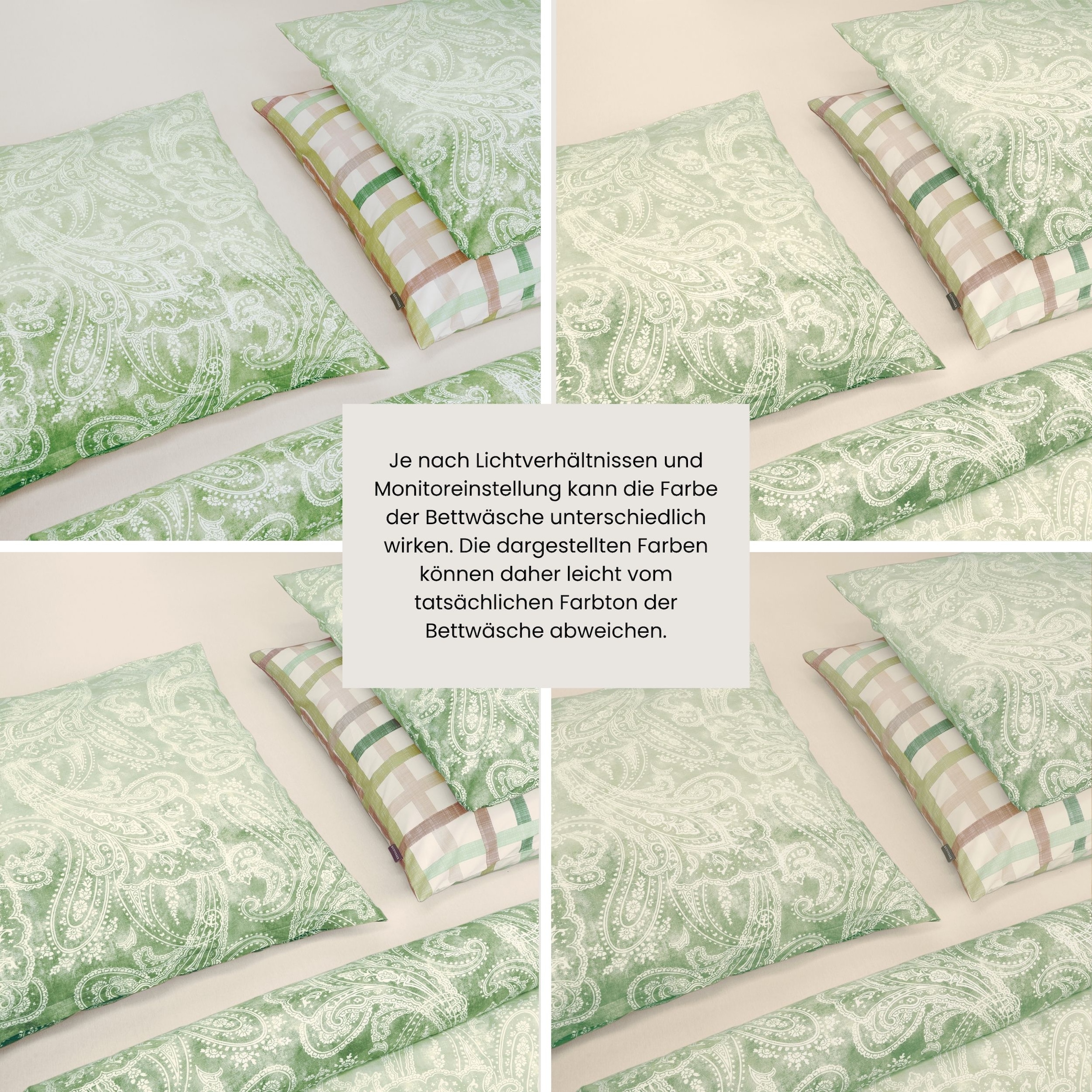 Schiesser Bettwäsche »Claire aus weicher Baumwolle mit Paisleymuster in dezentem Farbverlauf« 2 Stk. OEKO-TEX® MADE IN GREEN