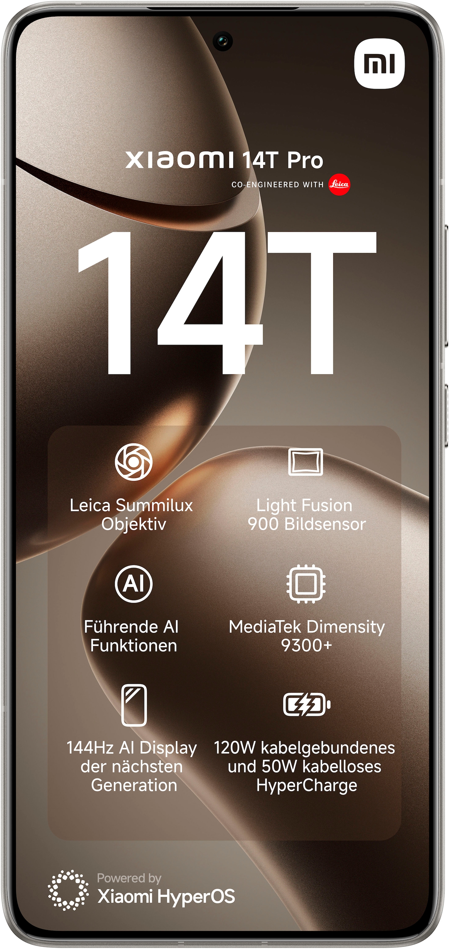 Xiaomi Smartphone »Xiaomi 14T Pro 512GB«, Titan Gray