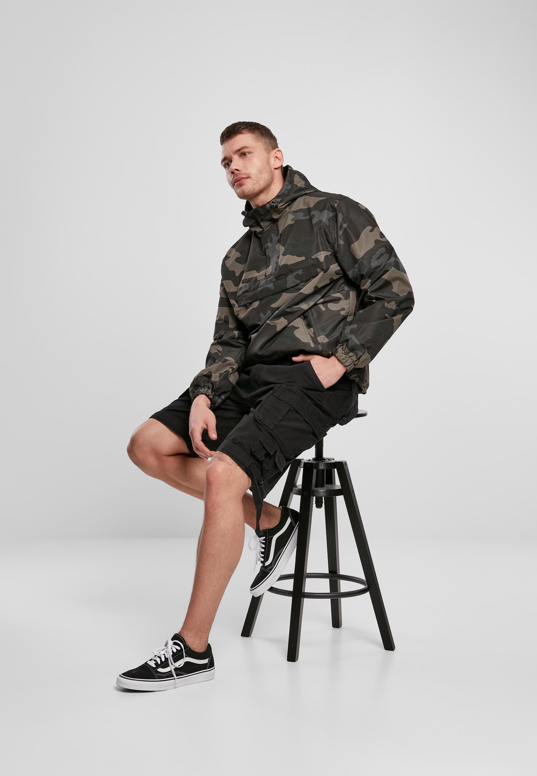 Brandit Allwetterjacke »Brandit Herren Summer Pull Over Jacket«, (1 St.), mit Kapuze