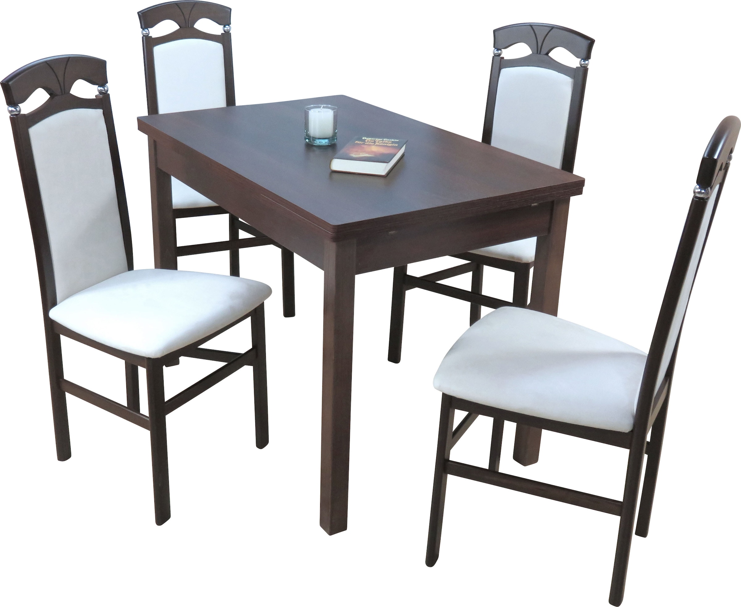 HOFMANN LIVING AND MORE Essgruppe "Anthony" Spar-Set, 1 Tisch, 4 Stühle, 5 günstig online kaufen