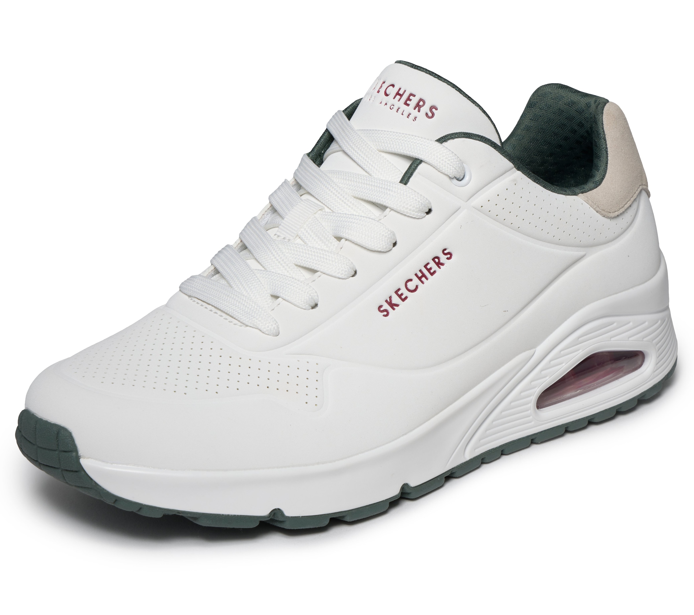 Skechers Sneaker »UNO-SUITED ON AIR«  Freizeitschuh, Halbschuh, Schnürschuh mit modischer Keilsohle
