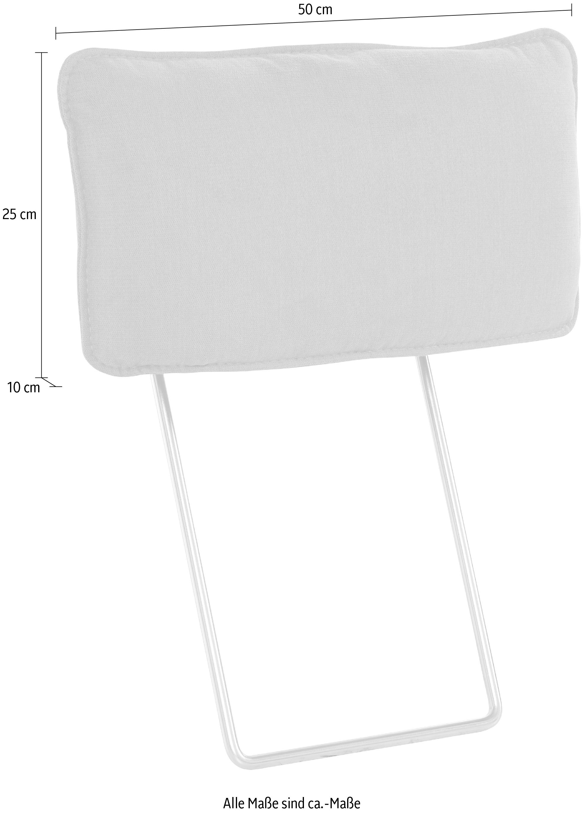INOSIGN Kopfstütze »Birkholm«, passend zur Serie "Birkholm", B/T/H des Polsters: 50/10/25 cm