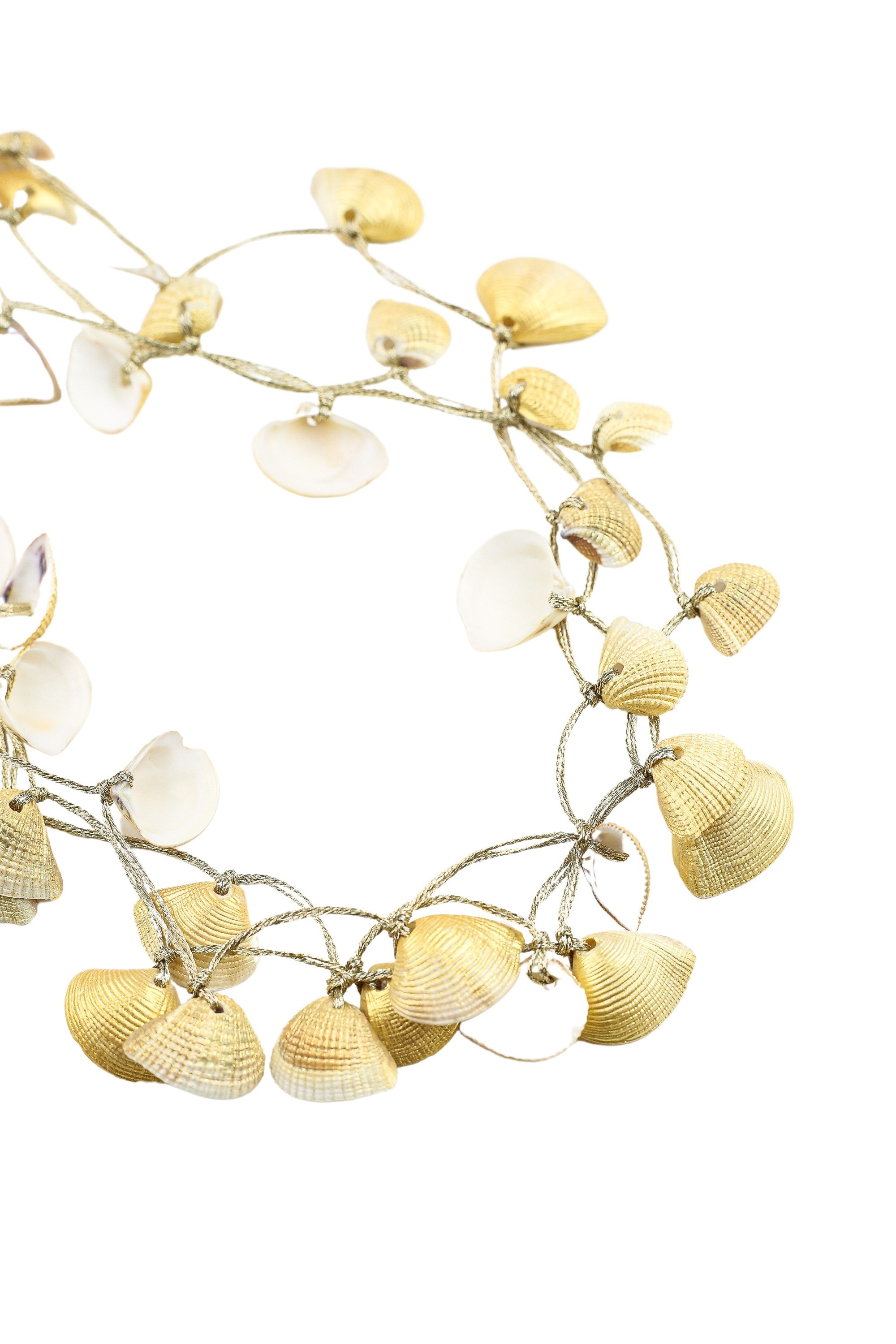 COLLEZIONE ALESSANDRO Lange Kette »Blossom«, aus vielen kleinen Muscheln gefädelt