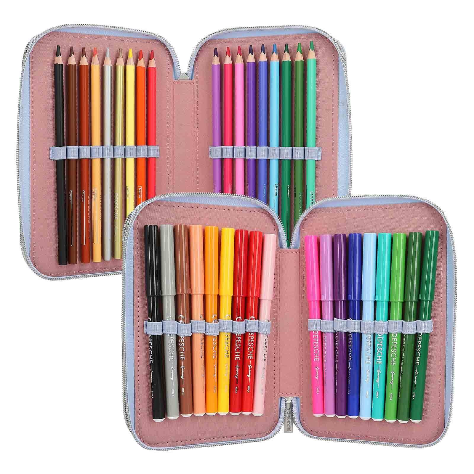 Depesche Buntstift »3-Fach Federtasche TEAM TEDDY TOPModel 20 x 13 x 7,5 cm bunt«