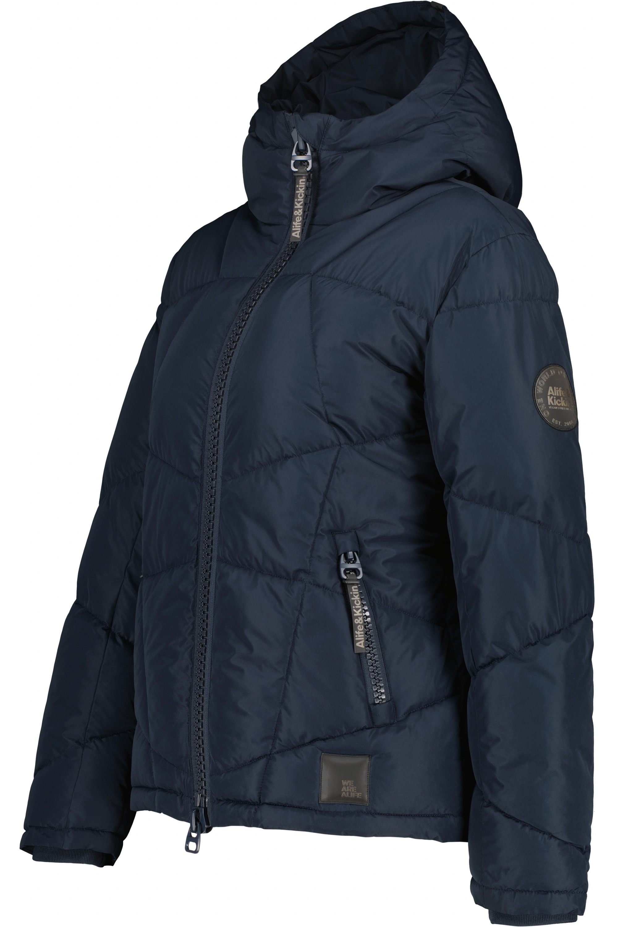 Alife & Kickin Winterjacke »Damen KasandraAK A«, Kurze warme Jacke mit gefütterter Kapuze, in schmaler Passform
